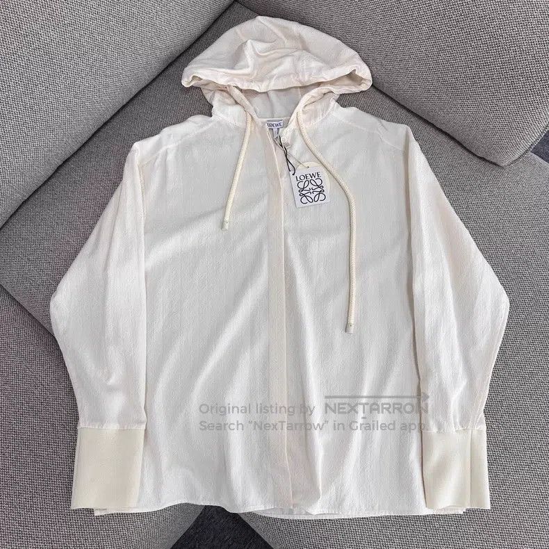 Loewe Loewe Wool jacquard logo full print hooded sun protection Size XS / US 0-2 / IT 36-38 - 1 Thumbnail