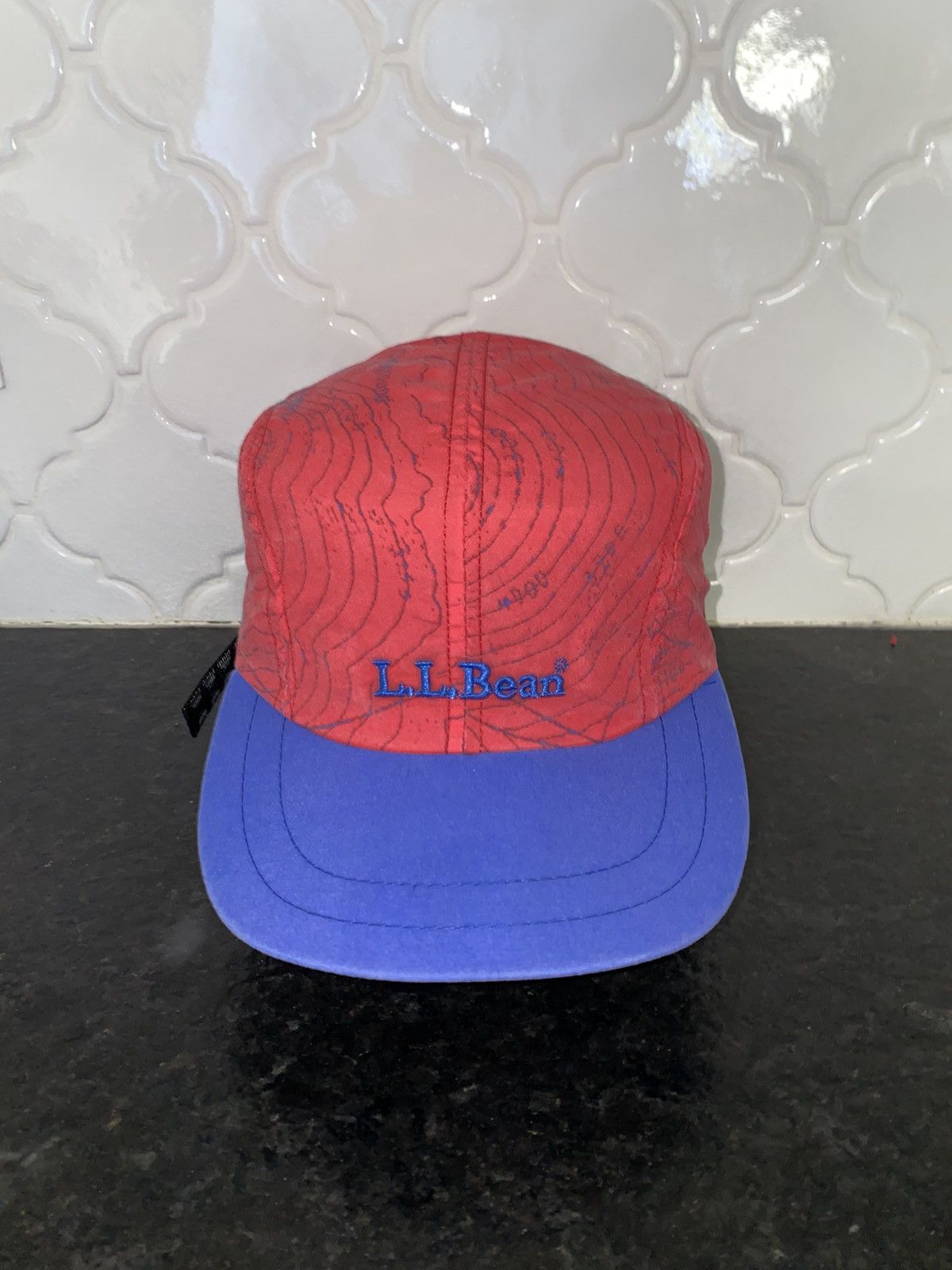 L.L. Bean Vintage 90s LL Bean hiking AOP strapback Size ONE SIZE - 1 Thumbnail