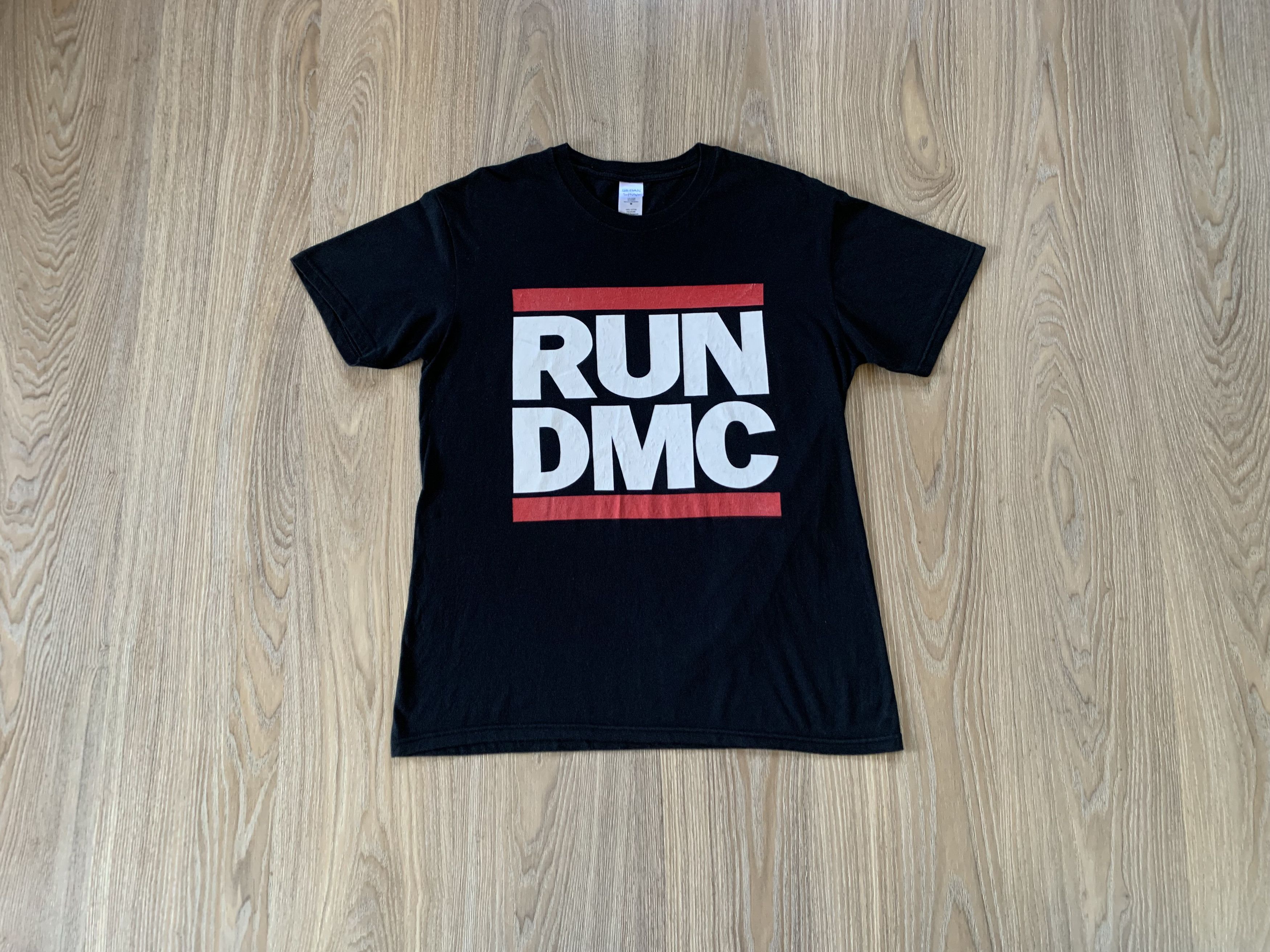 Gildan × Rap Tees Vintage Run DMC Hip Hop Band T Shirt 2010 Size US M / EU 48-50 / 2 - 1 Thumbnail