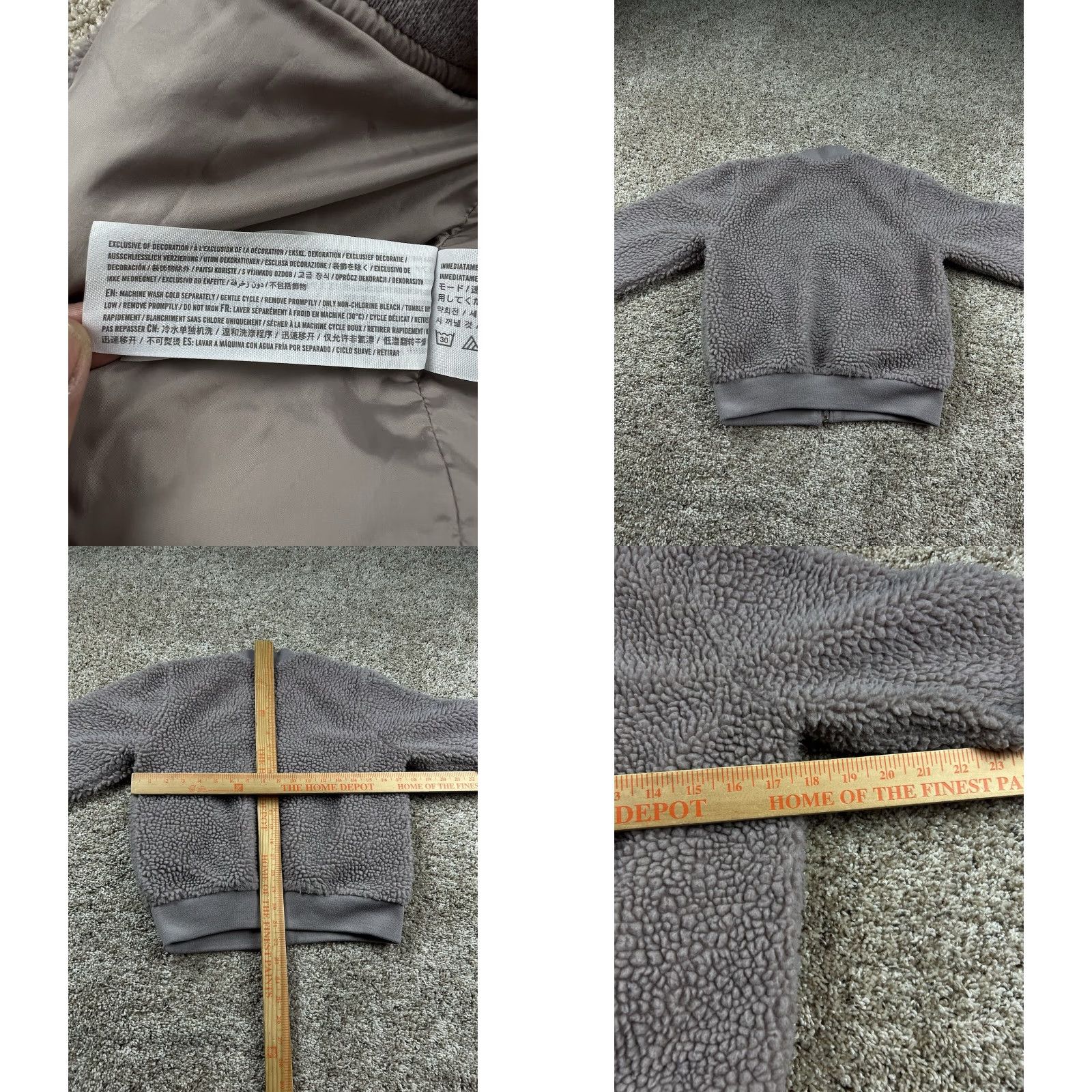 Abercrombie & Fitch VINTAGE Abercrombie & Fitch Fleece Jacket XS Womens Purple Lined Full Zip Long Sleeve Size XS / US 0-2 / IT 36-38 - 8 Thumbnail