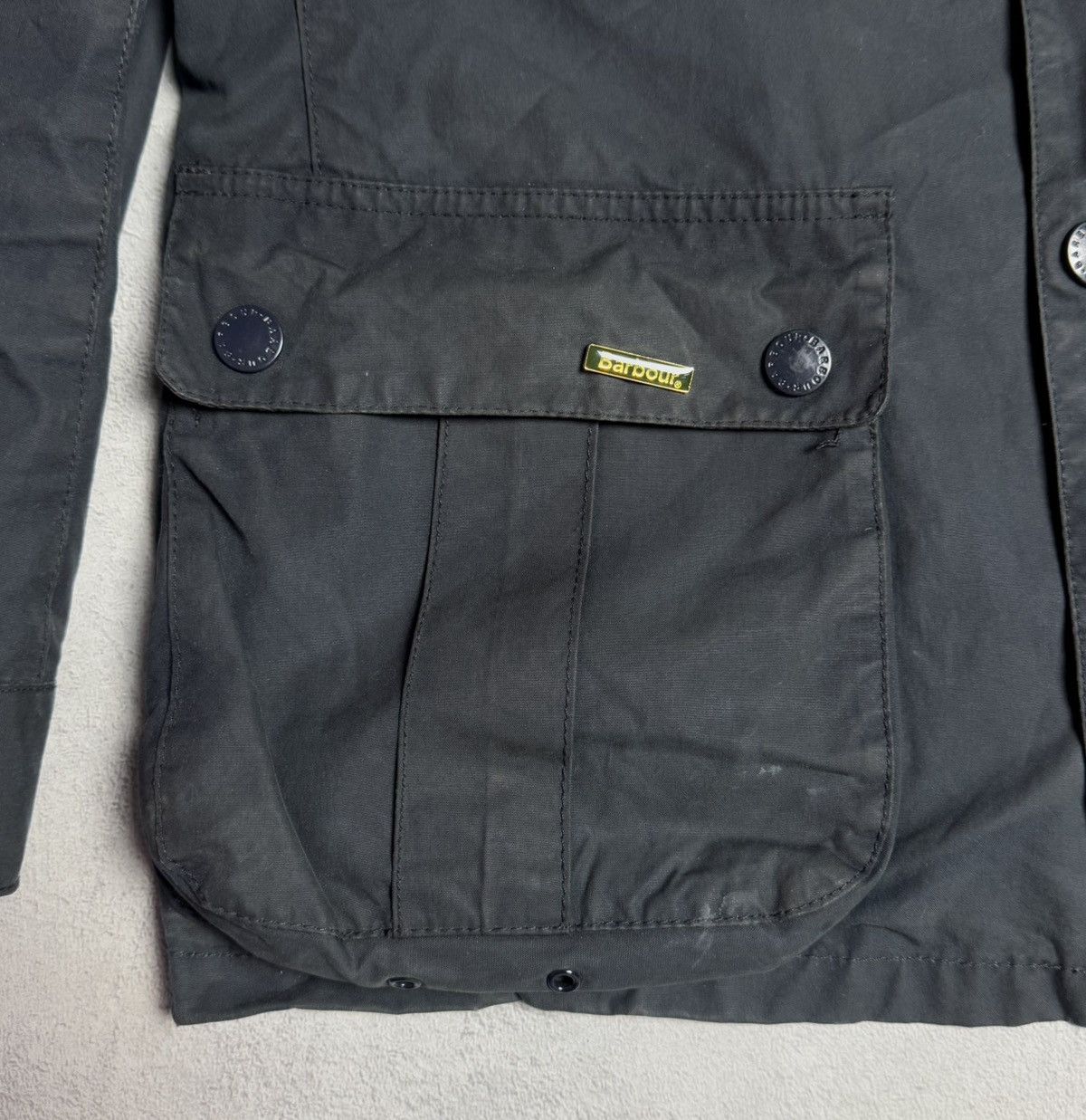 Barbour Barbour International Simonside Wax Cotton Jacket Size US M / EU 48-50 / 2 - 5 Thumbnail