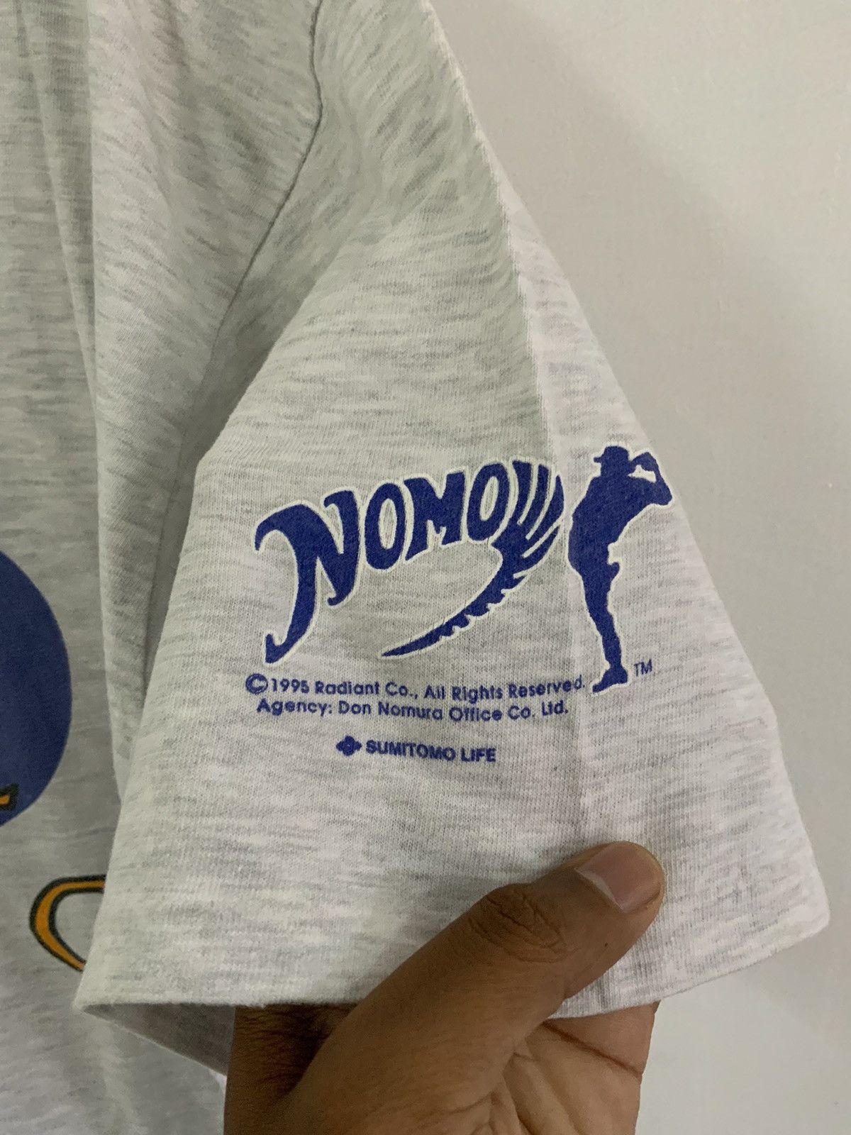 MLB Hideo Nomo 16 Los Angeles Dodgers 1995 Tee Size US L / EU 52-54 / 3 - 11 Thumbnail