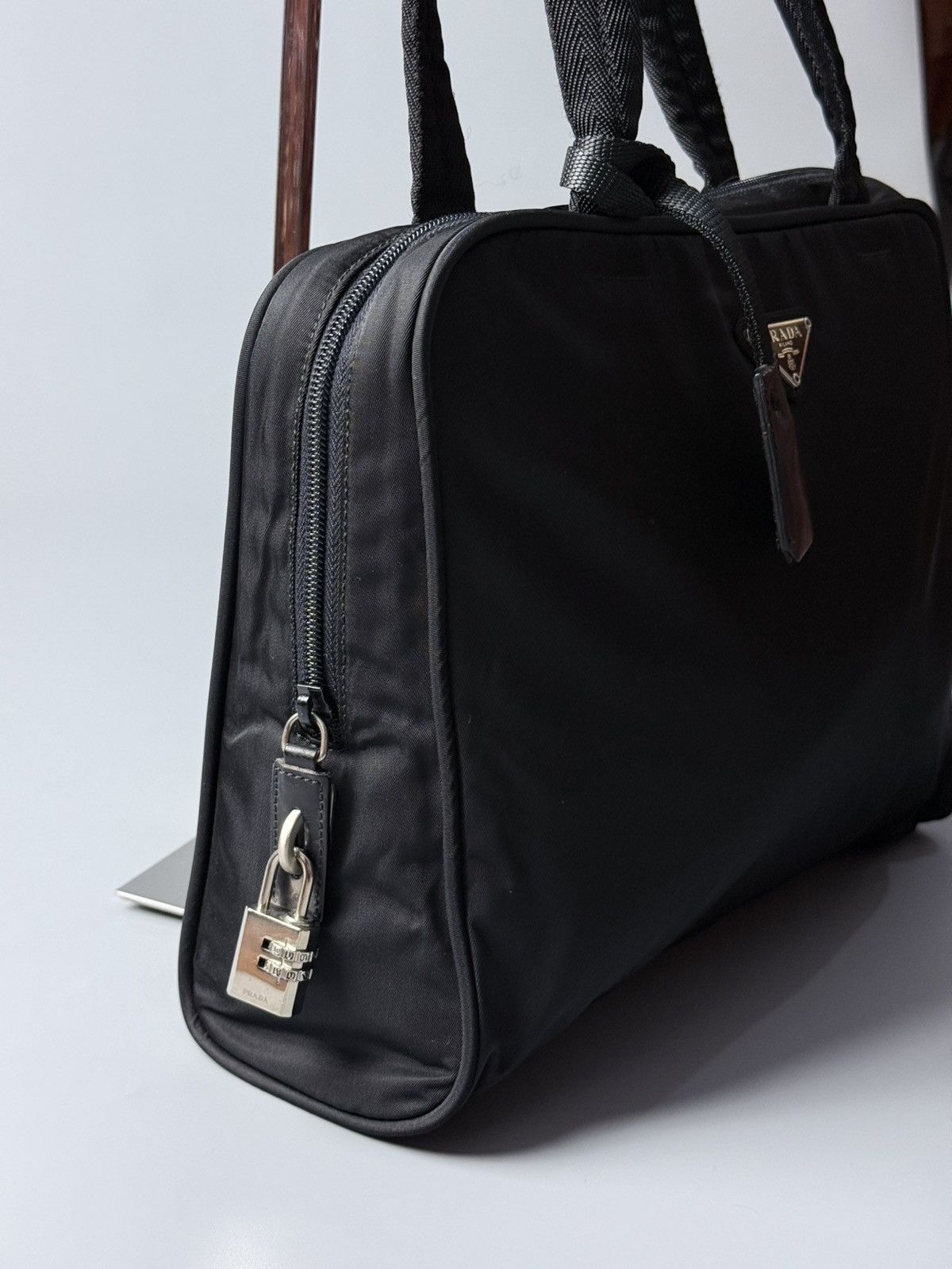 Prada Vintage Prada Bowling Bag Size ONE SIZE - 6 Thumbnail