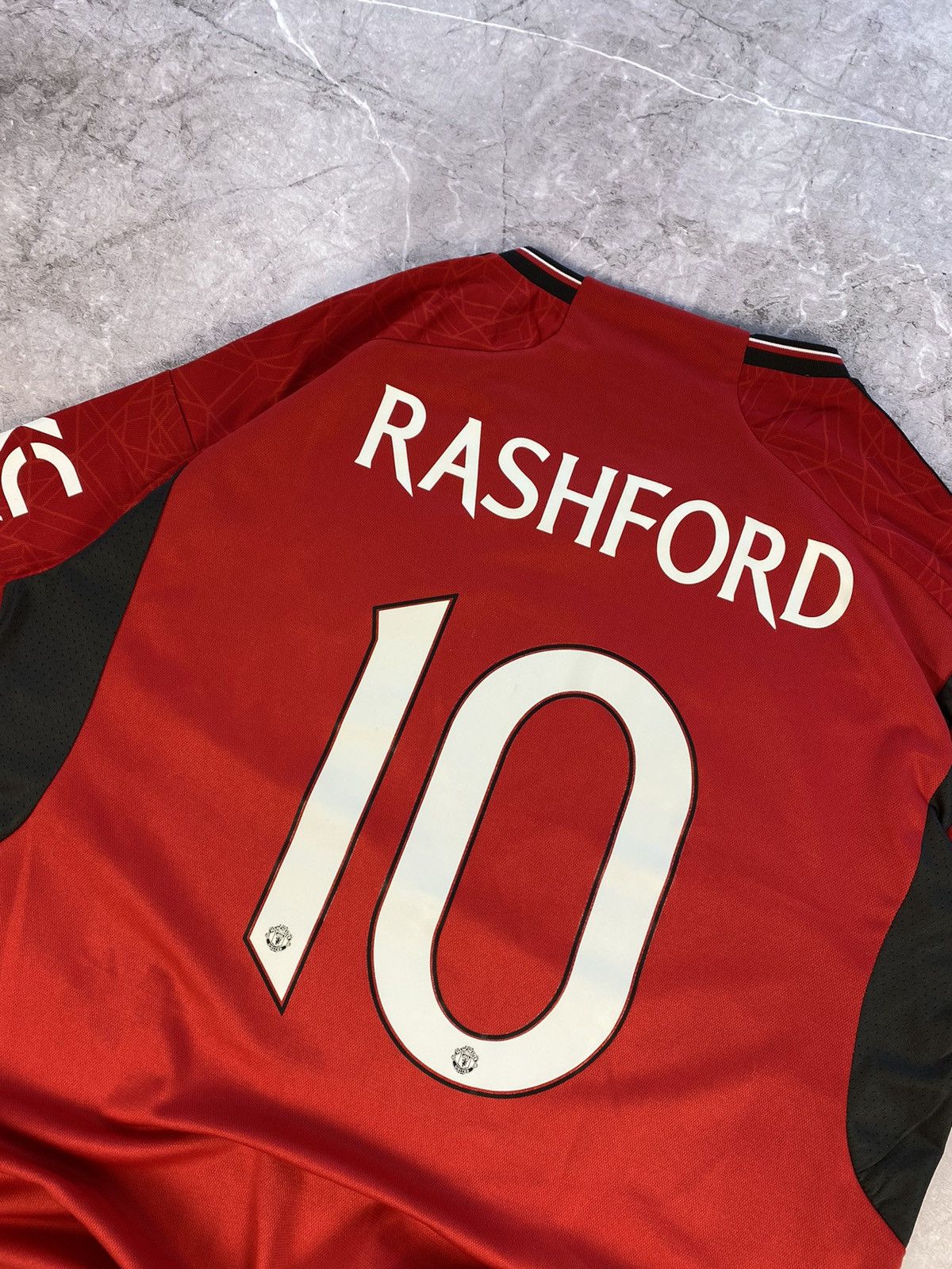 Adidas × Vintage Manchester United 2021 #10 Marcus Rashford Adidas Soccer Jer Size US XL / EU 56 / 4 - 8 Thumbnail