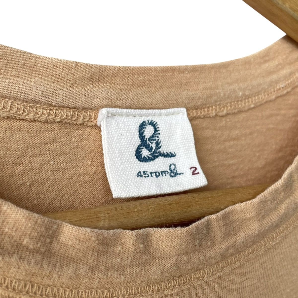 45rpm 45rpm Japan WMN Logo Script Tee Size M / US 6-8 / IT 42-44 - 4 Thumbnail