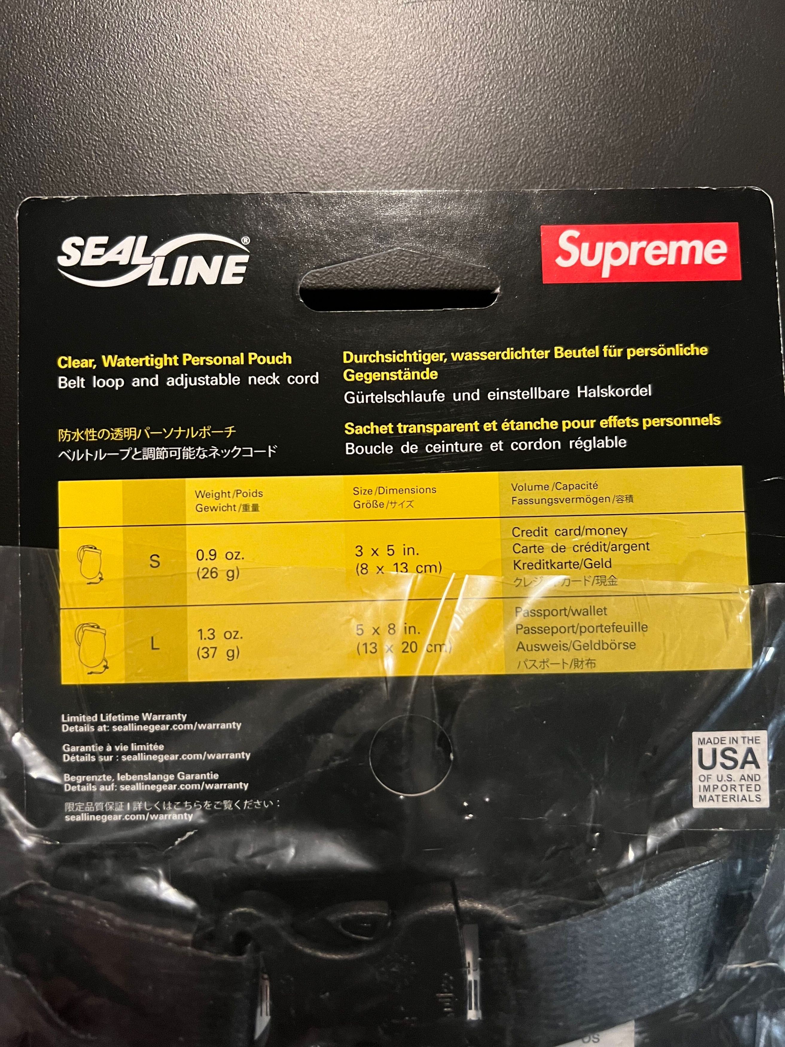 Supreme Supreme Sealline See Pouch Small 'Black' Size ONE SIZE - 3 Thumbnail