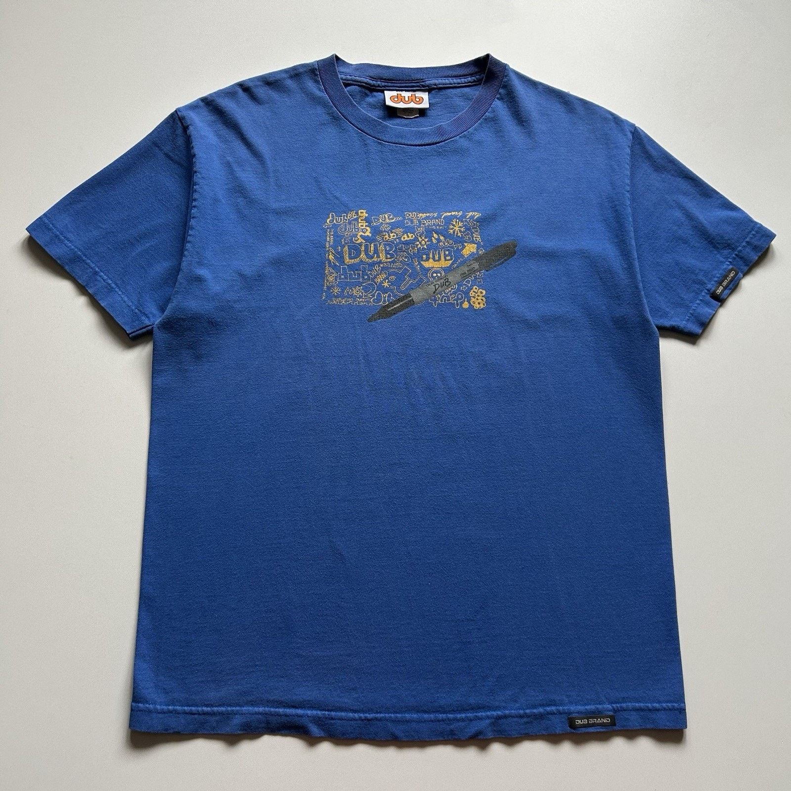 Vintage Vintage Dub Brand Shirt Large 90s Y2K Graffiti Art Snowboard Size US L / EU 52-54 / 3 - 1 Thumbnail