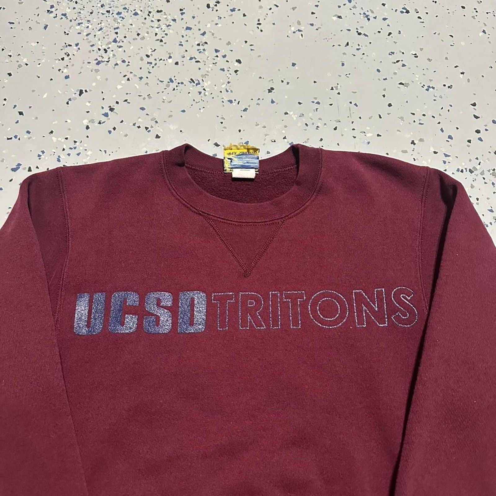 Champion 90s University of California San Diego Burgundy Sweater Size US S / EU 44-46 / 1 - 2 Thumbnail