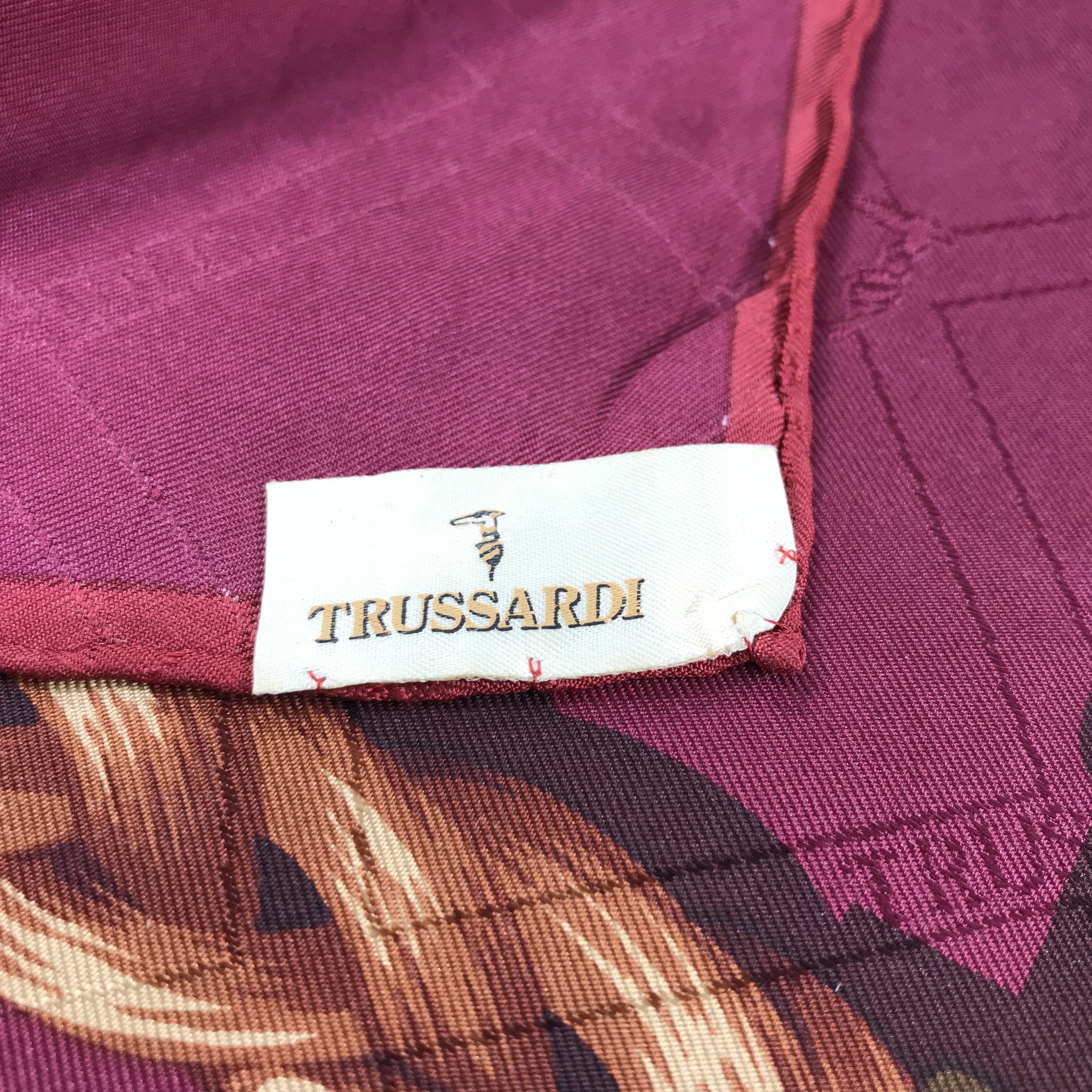 Trussardi Trussardi Silk Scarf M140 Size ONE SIZE - 8 Thumbnail