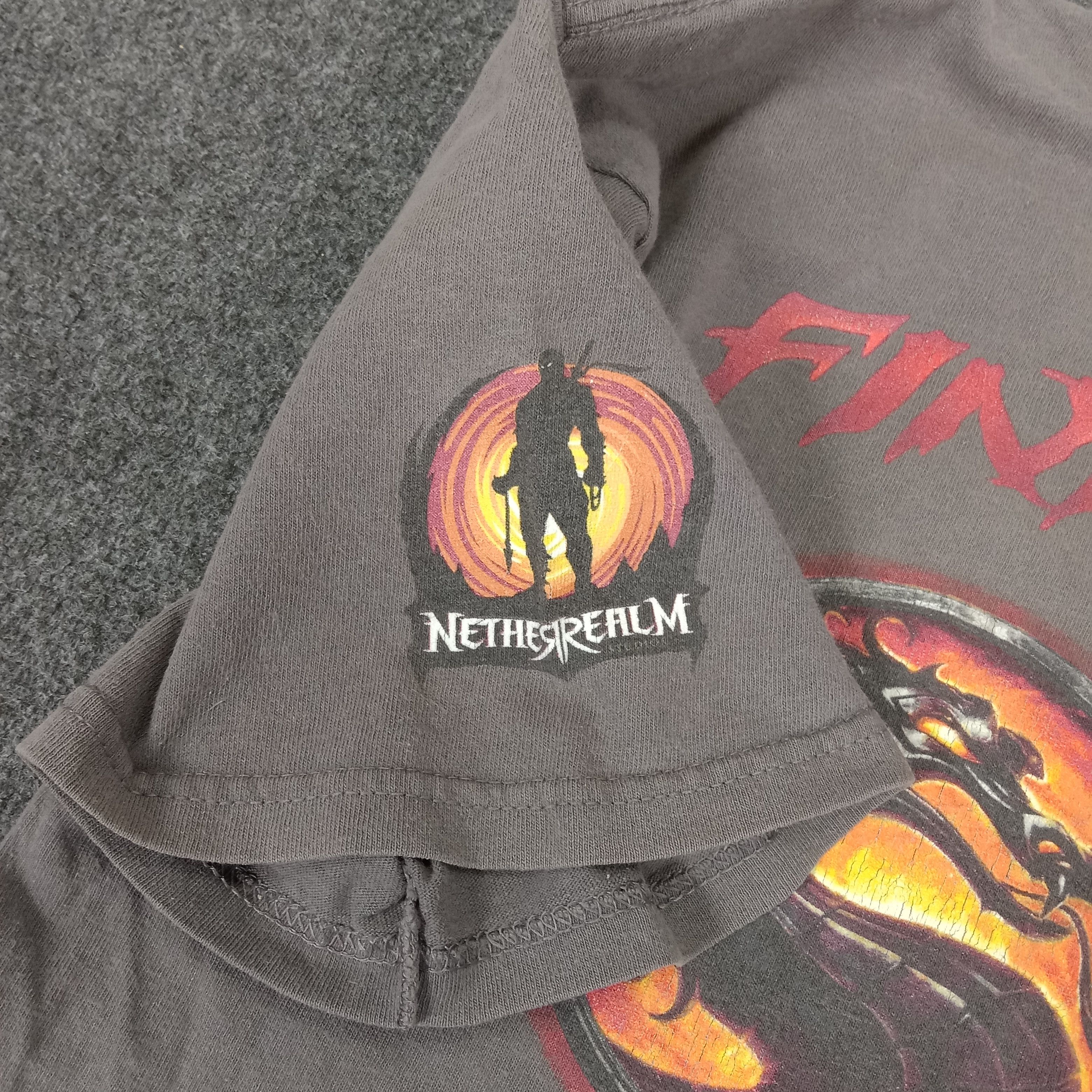 The Game × Vintage Mortal Kombat American Movie Game Horror Tshirt Size US L / EU 52-54 / 3 - 4 Thumbnail