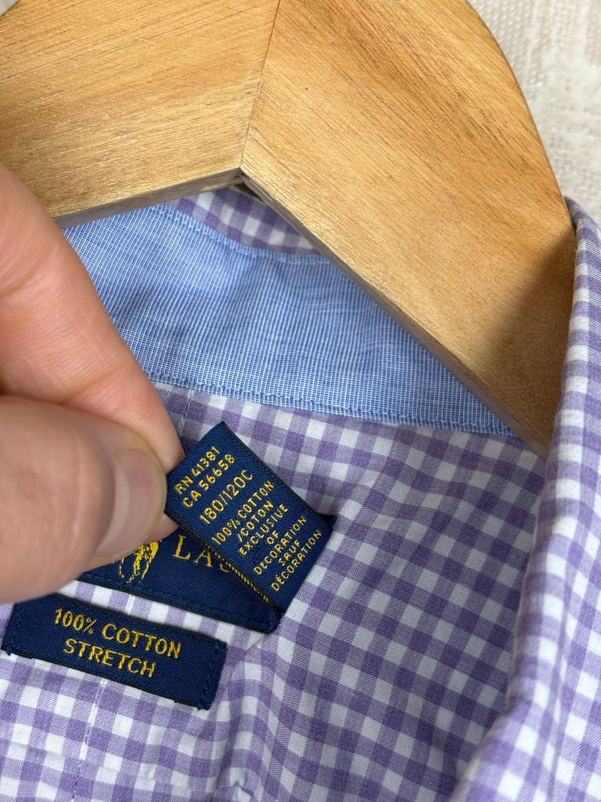 Ralph Lauren Ralph Lauren Check Long Sleeve Shirt Size Large Tall (LT) Size US L / EU 52-54 / 3 - 7 Thumbnail
