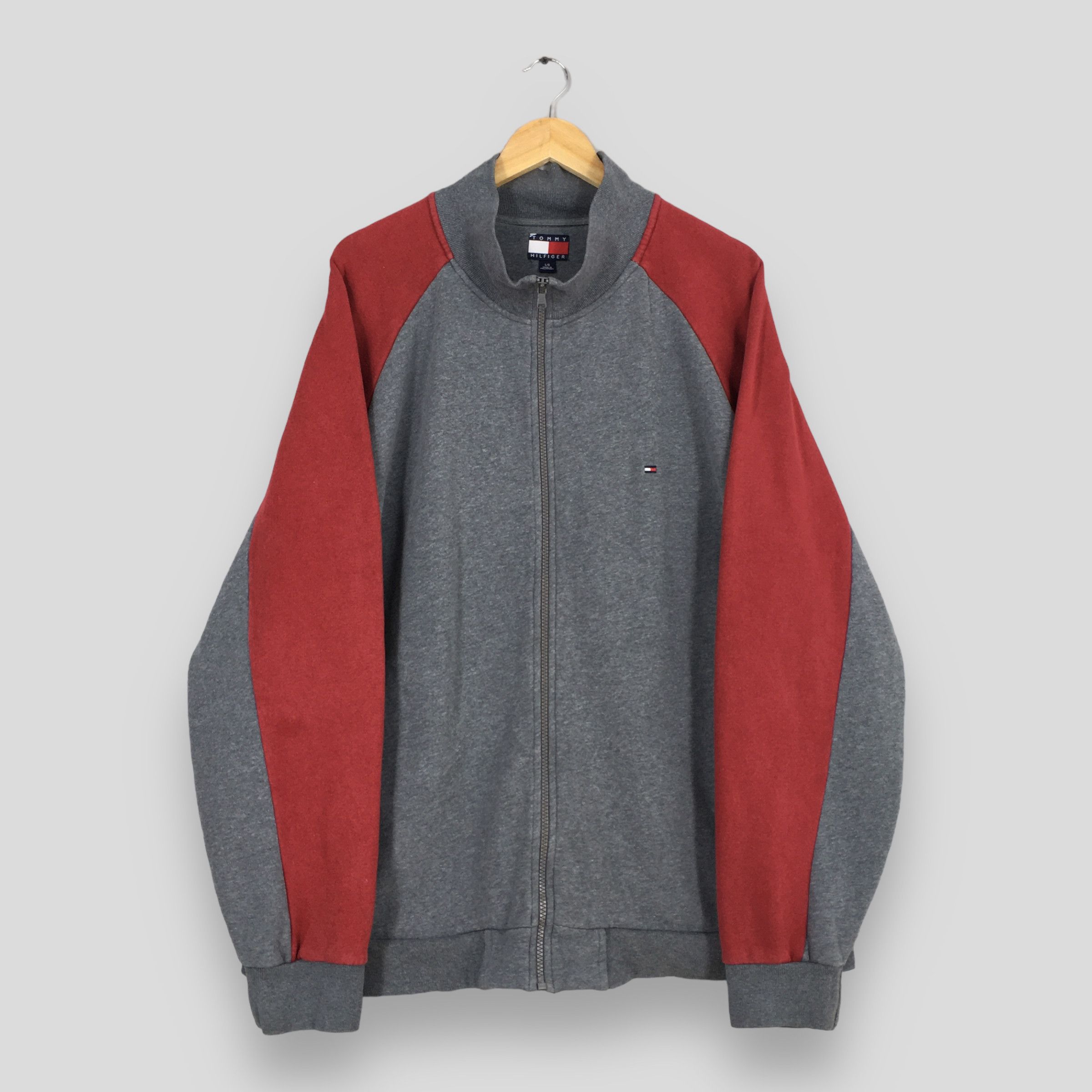 Vintage Tommy Hilfiger Zipper Sweater Large