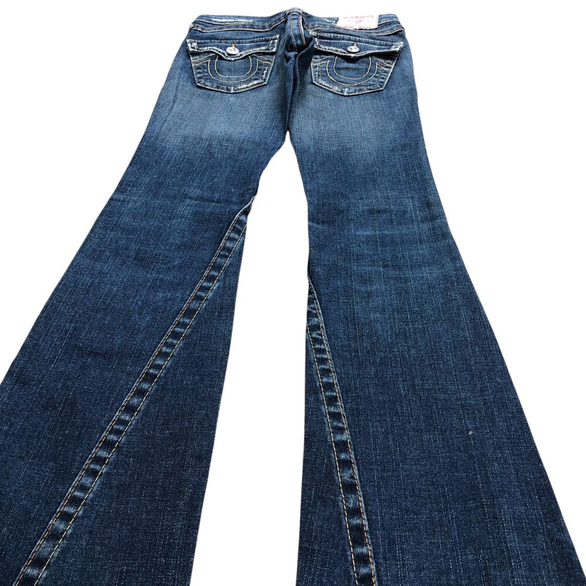 If Six Was Nine × Japanese Brand × True Religion Vintage True Relligion Distressed BootCut Flared Jeans LGB Size US 26 / EU 42 - 14 Thumbnail