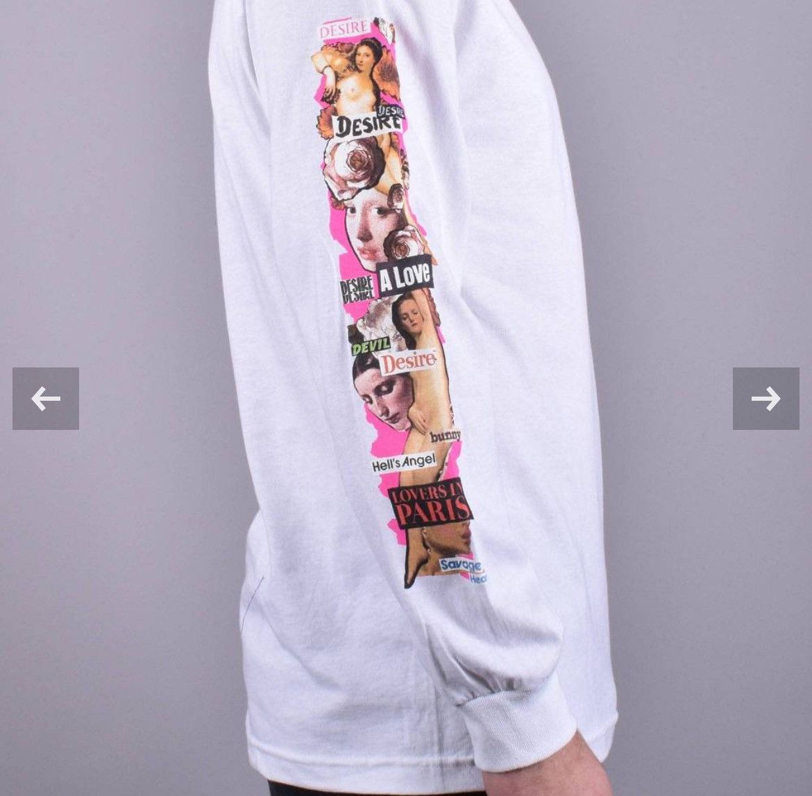 Huf Huf Devil Desire Hell's Angel Skater L/S T Shirt Size US L / EU 52-54 / 3 - 7 Thumbnail