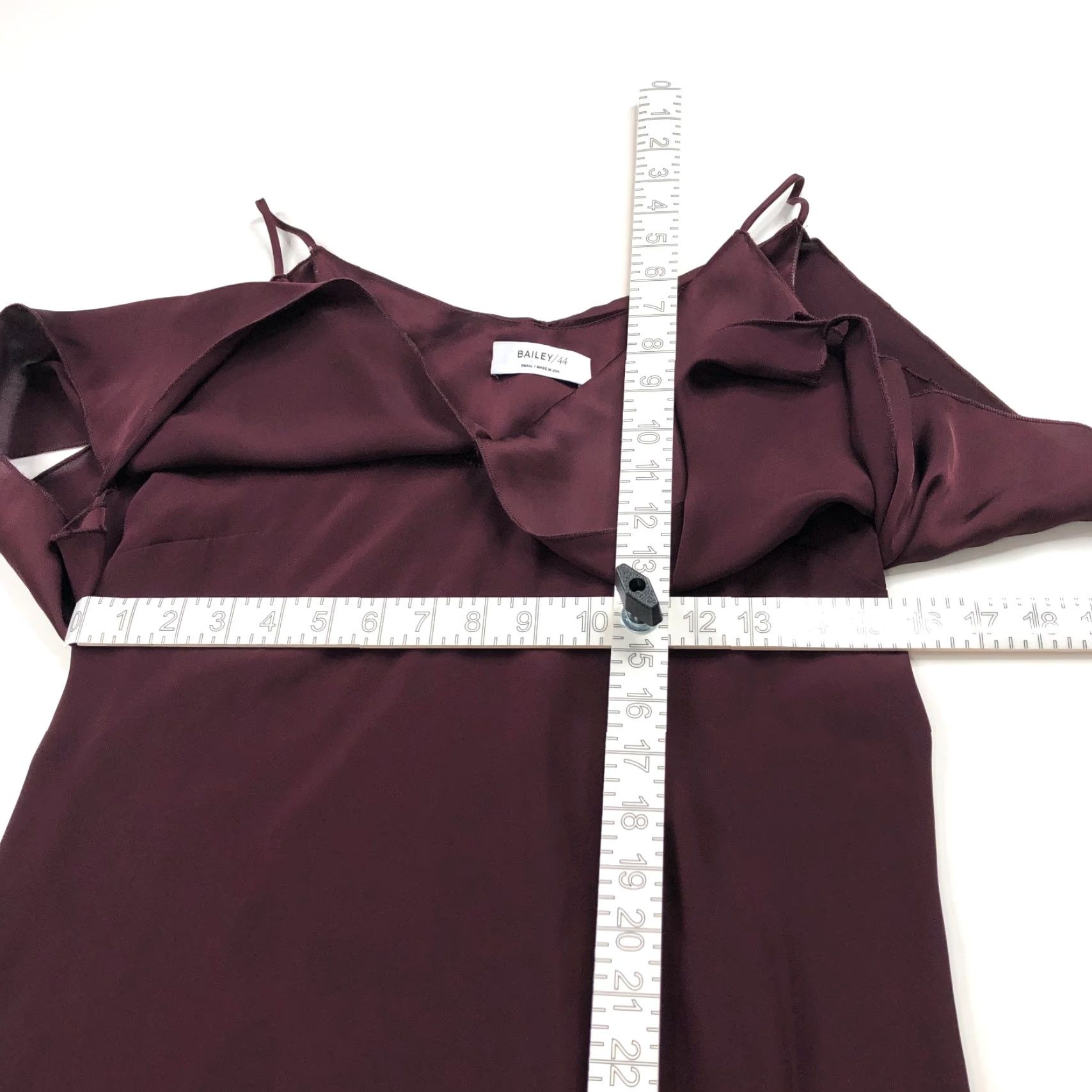 Bailey 44 Bailey 44 Blouse Shirt Womens MINT Red Layered Tiered Pullover Button V-Neck Size S / US 4 / IT 40 - 7 Thumbnail