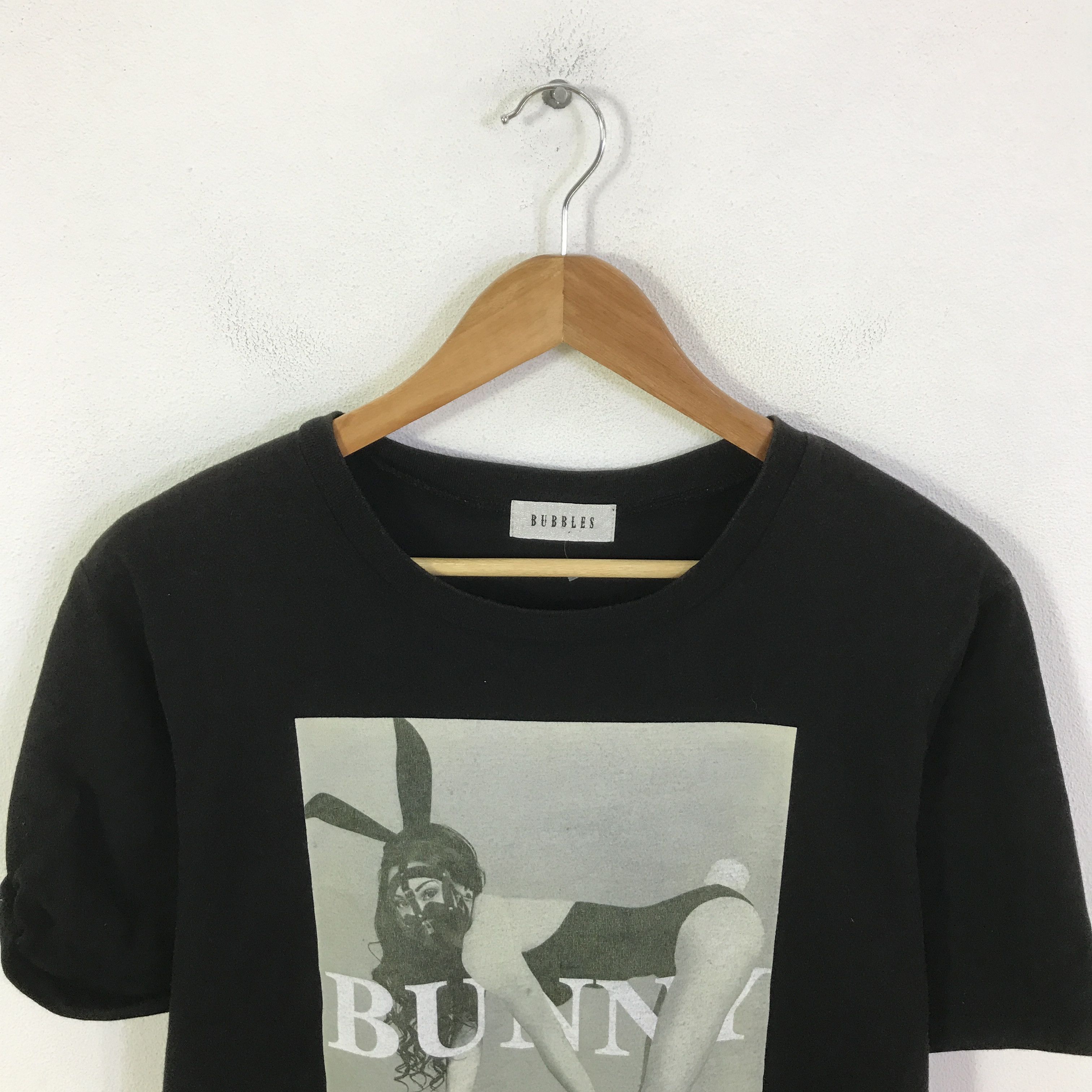 Japanese Brand bunny sexy woman design rare t-shirt K117B8 Size US M / EU 48-50 / 2 - 2 Thumbnail