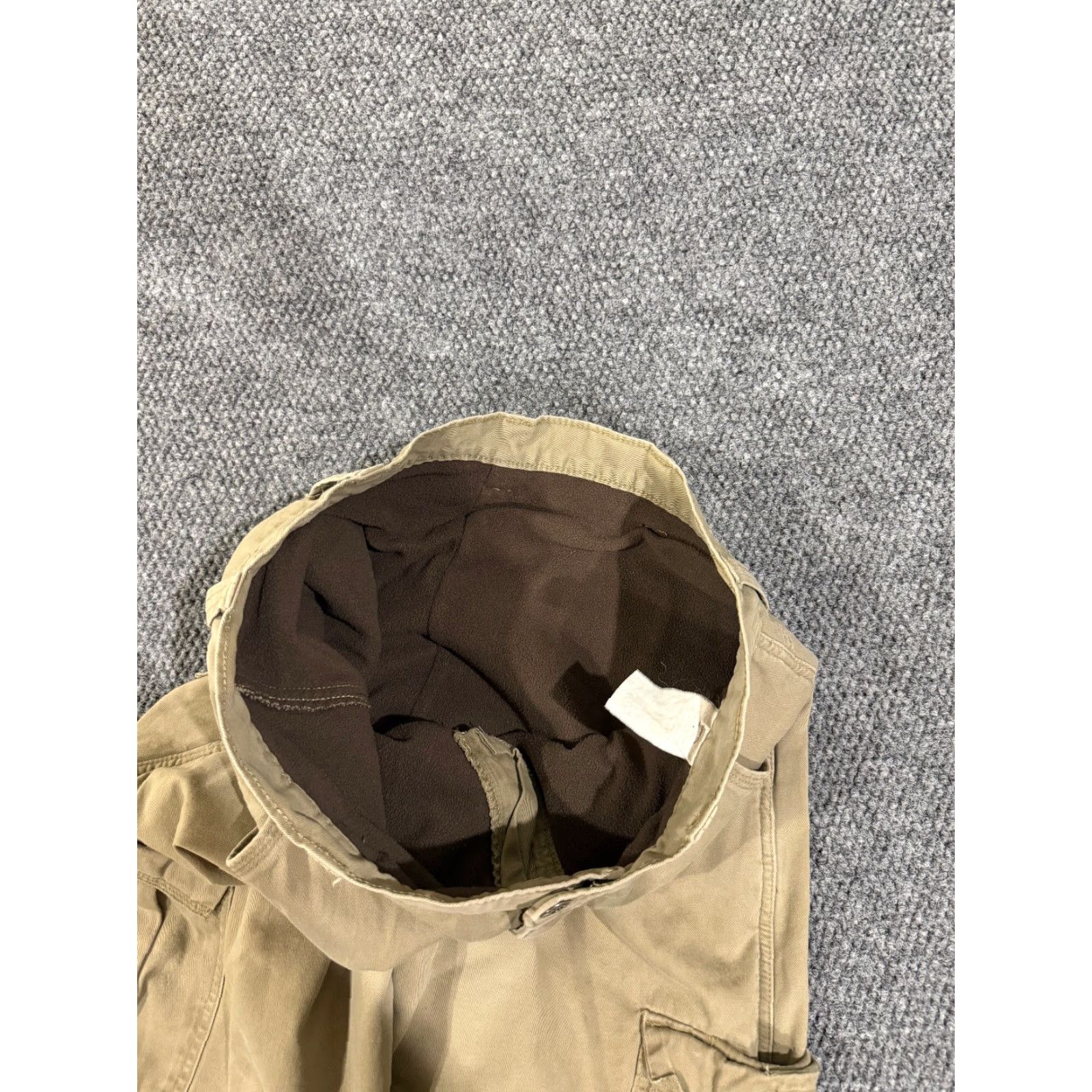 Wrangler Wrangler Cargo Pants 34X30 Beige Lined Insulated Workwear Outdoor Cargo Pocket Jeans Pants Men Regular Size 34 Beige Size US 34 / EU 50 - 6 Thumbnail
