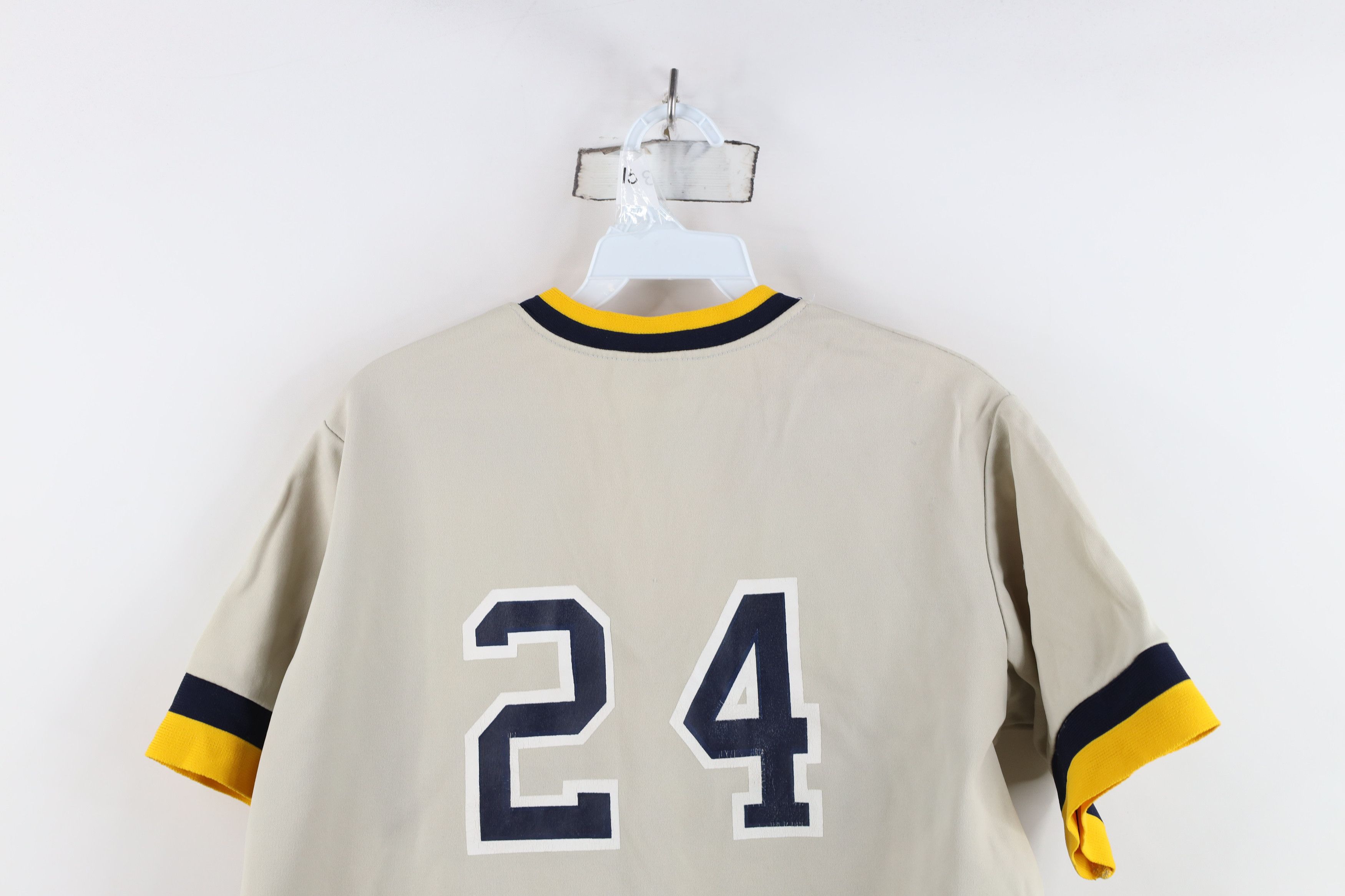 Vintage Vintage 70s Wildcats Nylon Durene Knit Baseball Jersey USA Size US XL / EU 56 / 4 - 13 Thumbnail