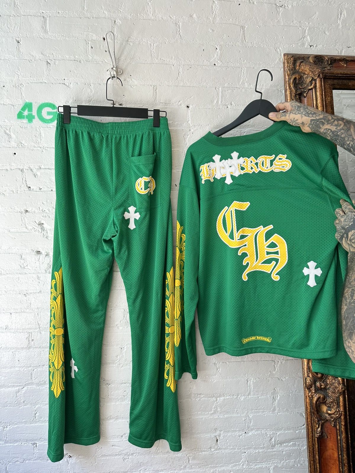 CHROME HEARTS SAMPLE PATCH TRACK SUIT