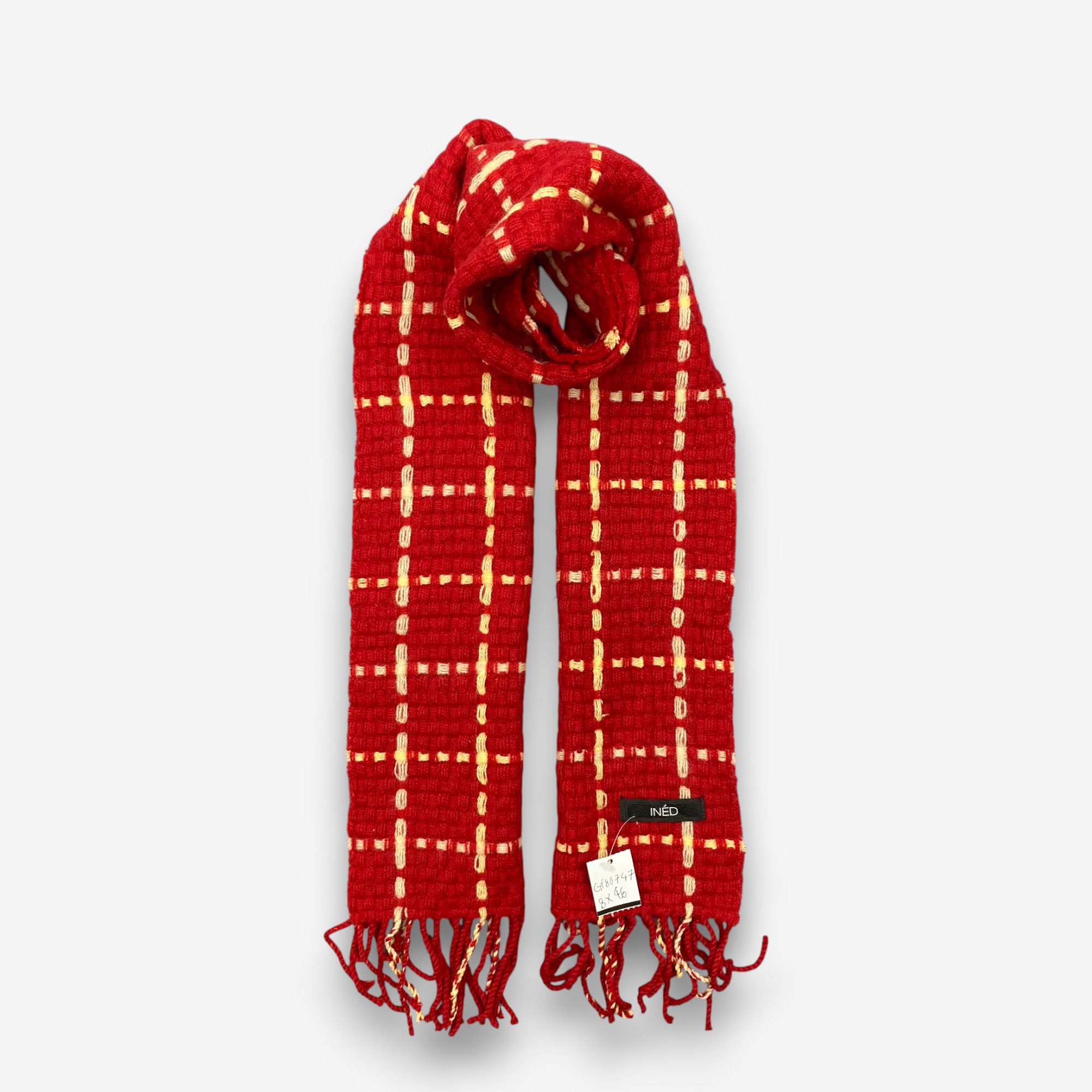 Yohji Yamamoto Vintage Ined Scarf Yohji Yamamoto Muffler Wool Scarves Size ONE SIZE - 1 Thumbnail