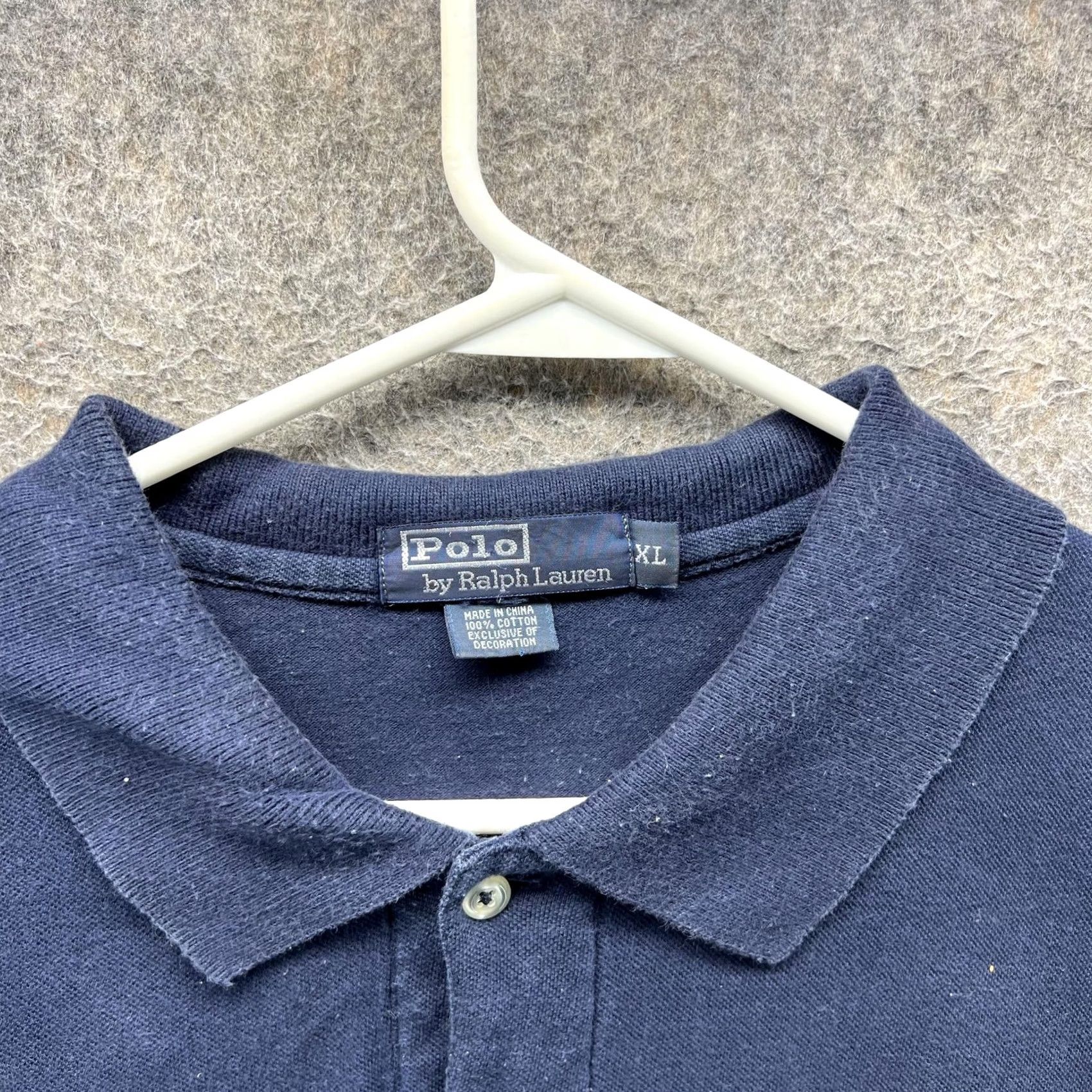 Polo Ralph Lauren Polo Ralph Lauren Polo Shirt Mens XL Blue Big Pony 3 Pique Cotton Casual Golf Shirt Size US XL / EU 56 / 4 - 3 Thumbnail