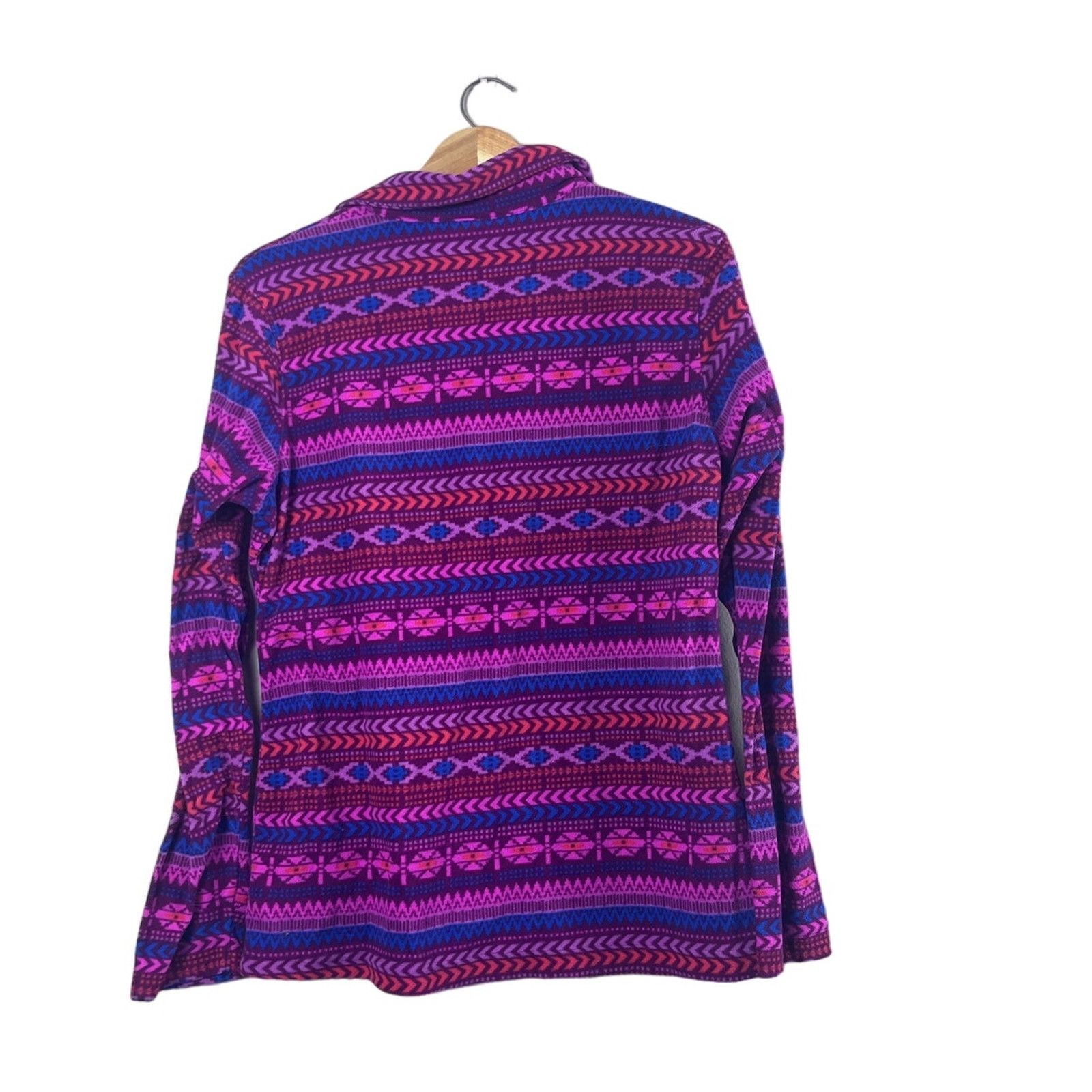 Columbia Women's Fair Isle Purple Columbia Pullover Sweater L Size L / US 10 / IT 46 - 2 Thumbnail