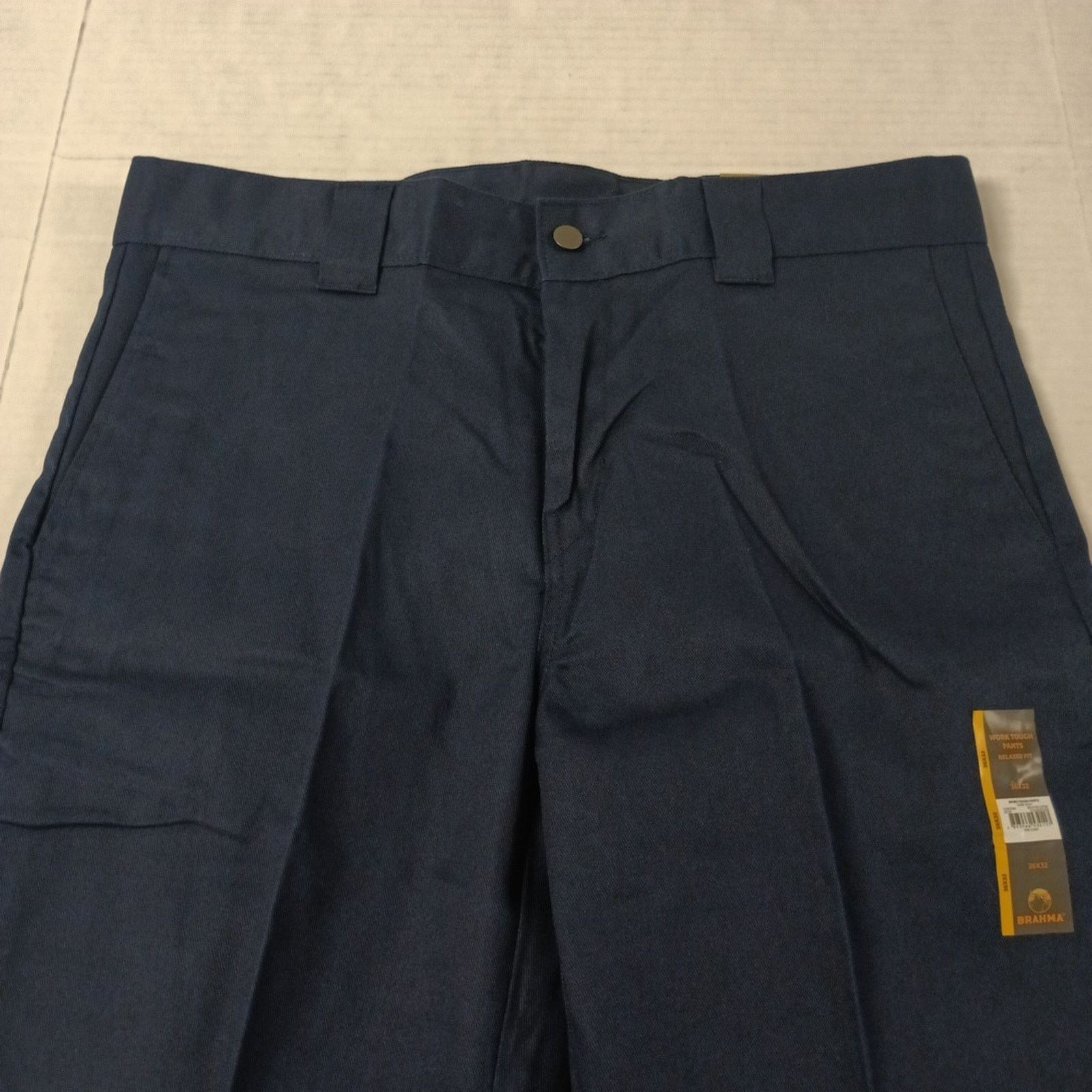 Other Brahma Men's Work Tough Pants Size 36x32 Blue Relaxed Fit Size US 36 / EU 52 - 4 Thumbnail