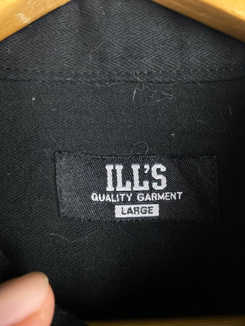 Japanese Brand ills garment workers shirt herringbone nice design Size US L / EU 52-54 / 3 - 5 Thumbnail