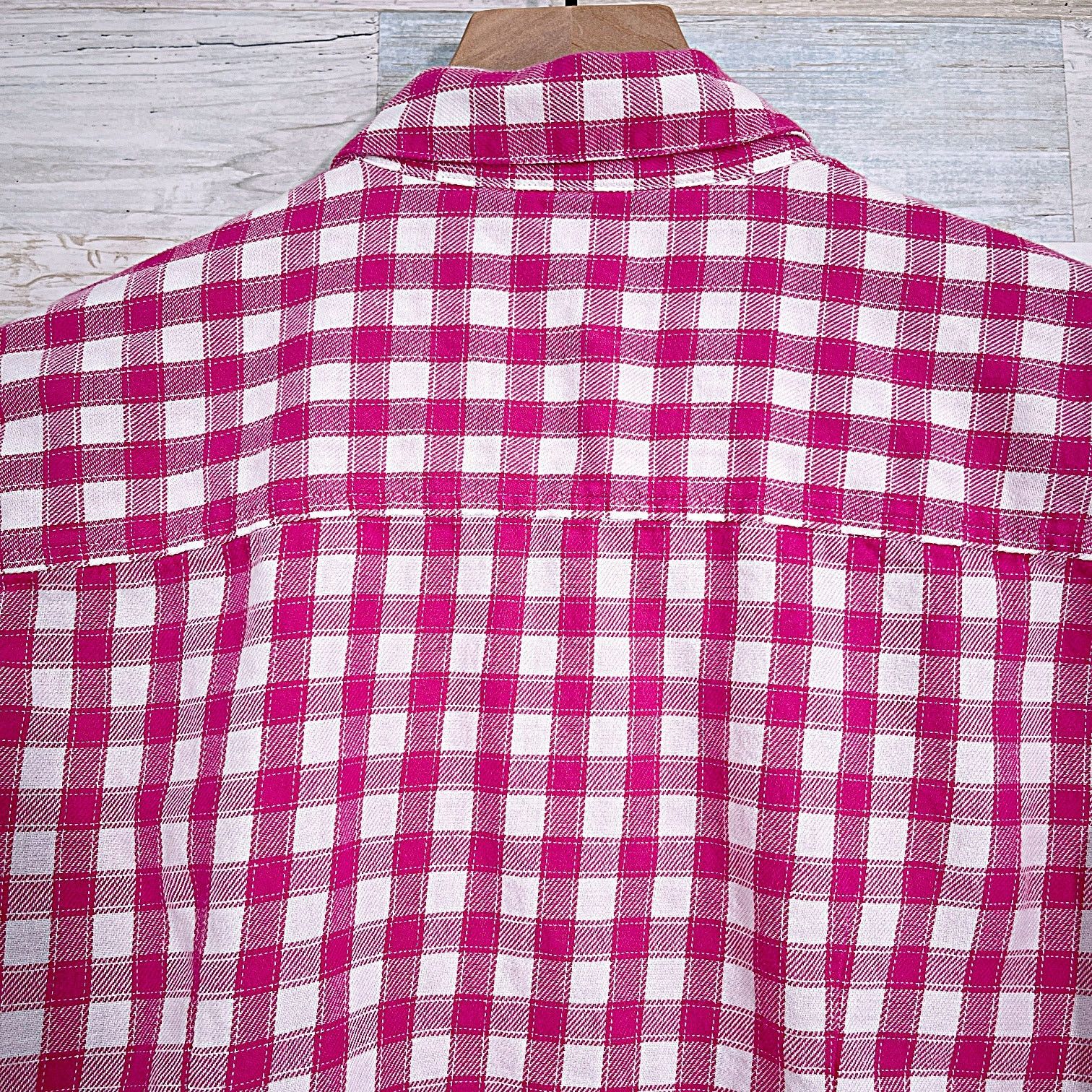 Brooks Brothers Brooks Brothers Flannel Gingham Career Shirt Pink Womens 4 Size S / US 4 / IT 40 - 4 Thumbnail