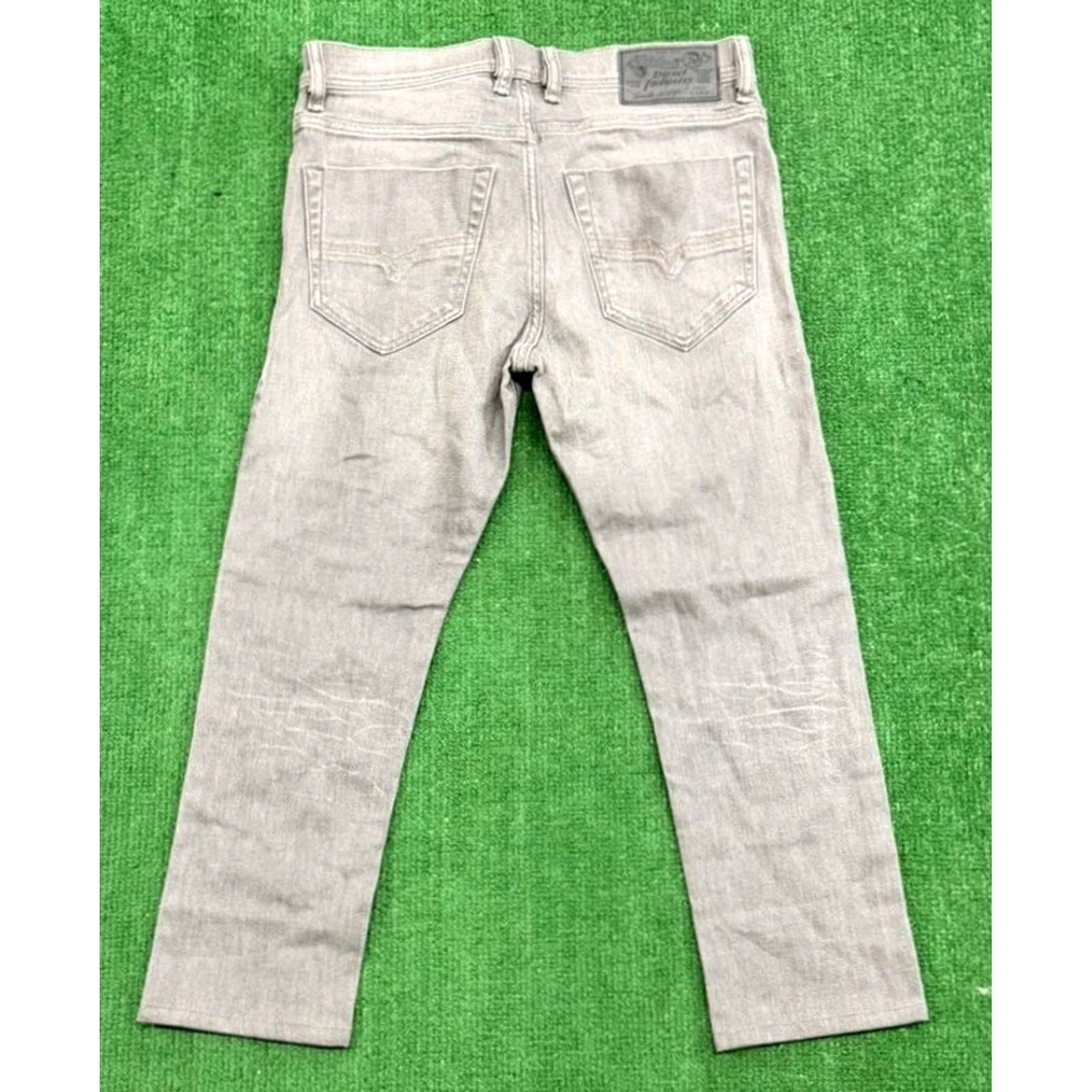 Diesel Diesel Tepphar Slim Carrot Jeans 28 X 26 Black Grey Wash Mens Denim Size US 28 / EU 44 - 2 Thumbnail
