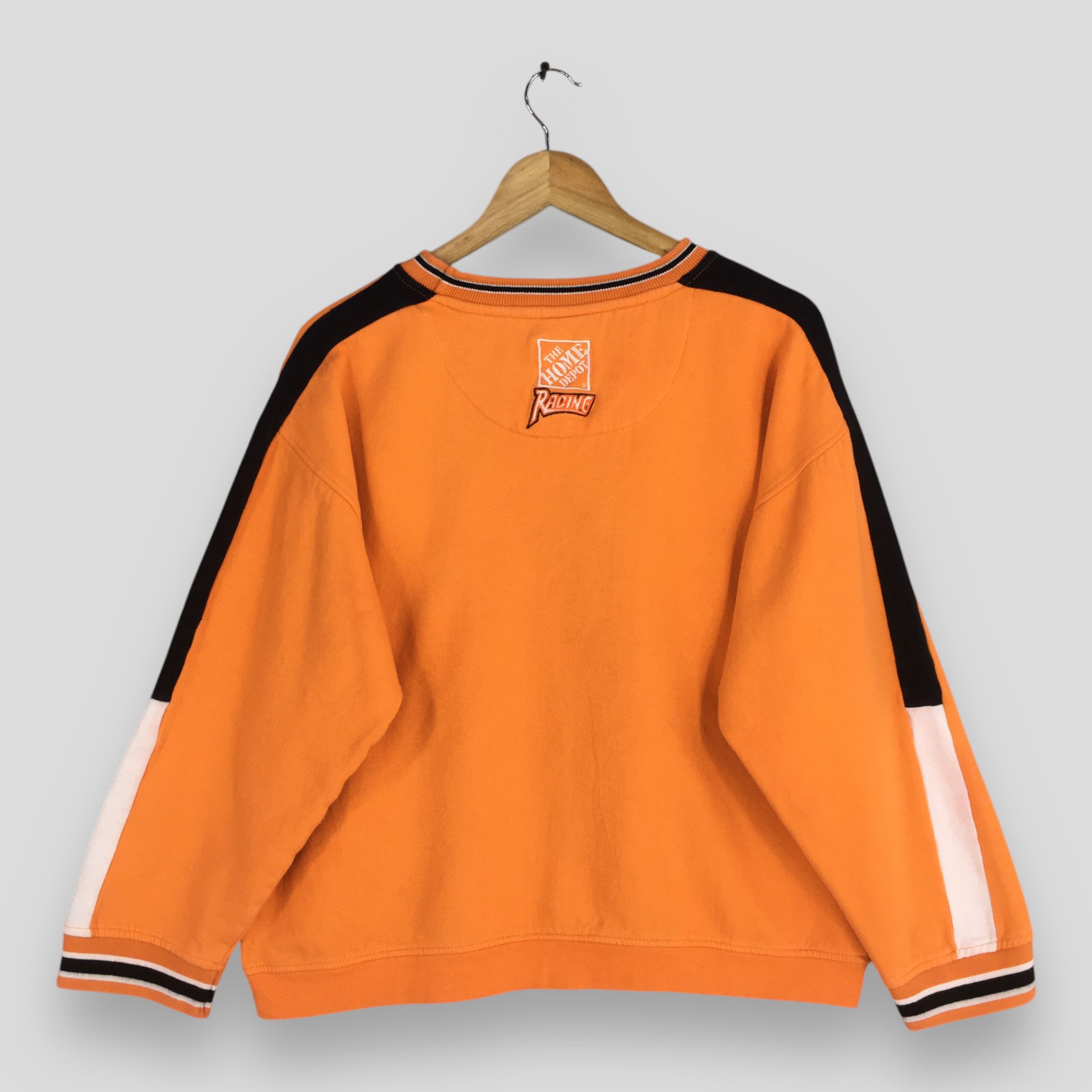 NASCAR × Vintage Vintage Nascar Tony Stewart 20 Orange Sweatshirt Large Size US L / EU 52-54 / 3 - 6 Thumbnail