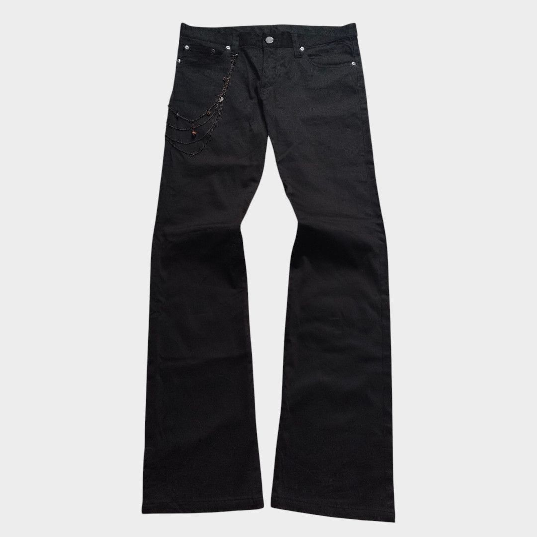 Black varia vkei bootcut jean