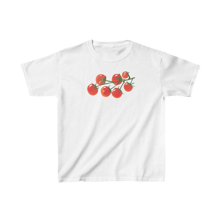 Other White Tomato Baby Tee – Tomato Girl Aesthetic Graphic Top Size S / US 4 / IT 40 - 1 Thumbnail