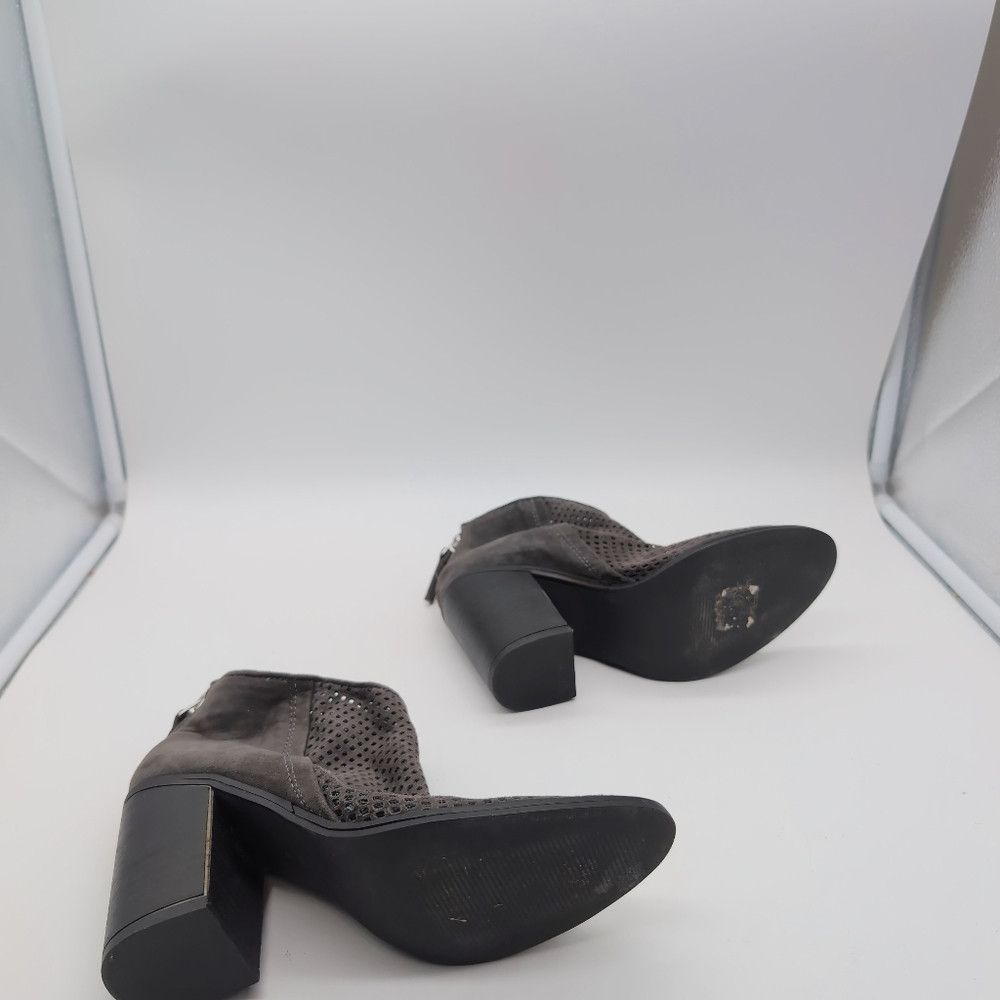 Steve Madden Elegant Grey Cutwork Leather Ankle Boots Steve Madden Rumbl Size US 6.5 / IT 36.5 - 7 Thumbnail