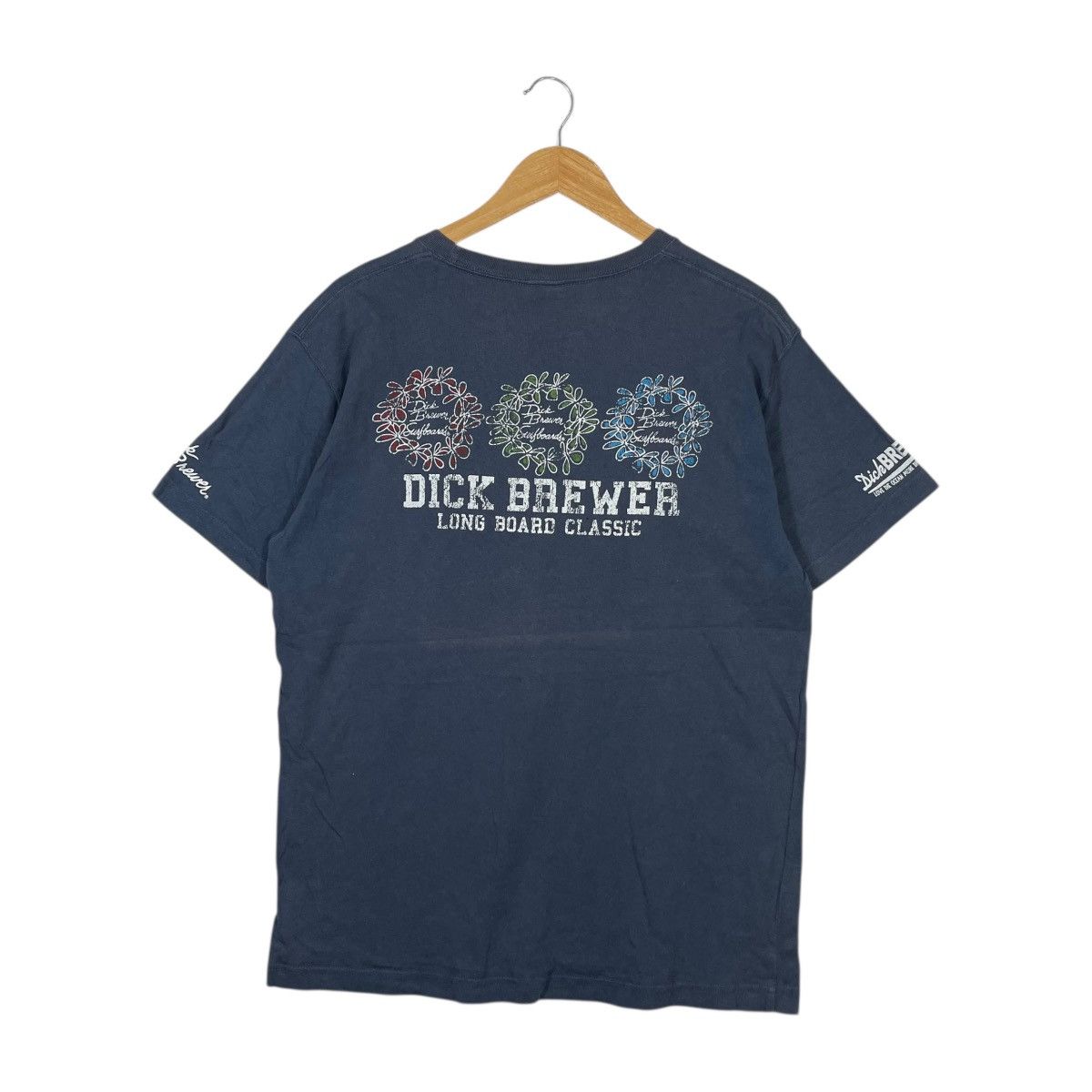 Vintage Dick Brewer Surfboards T-Shirt Vintage Style Navy Graphic Size US L / EU 52-54 / 3 - 4 Thumbnail