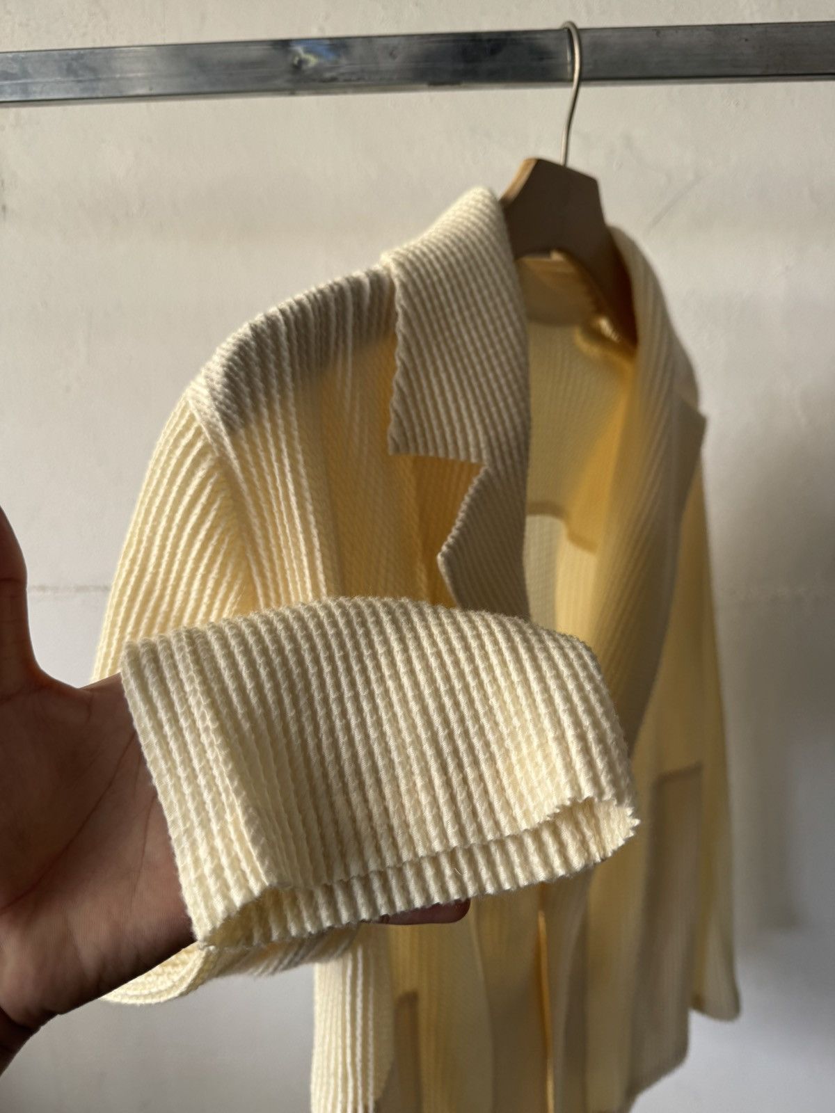 Issey Miyake Issey Miyake Pleated Robe Blazer Size US L / EU 52-54 / 3 - 6 Thumbnail