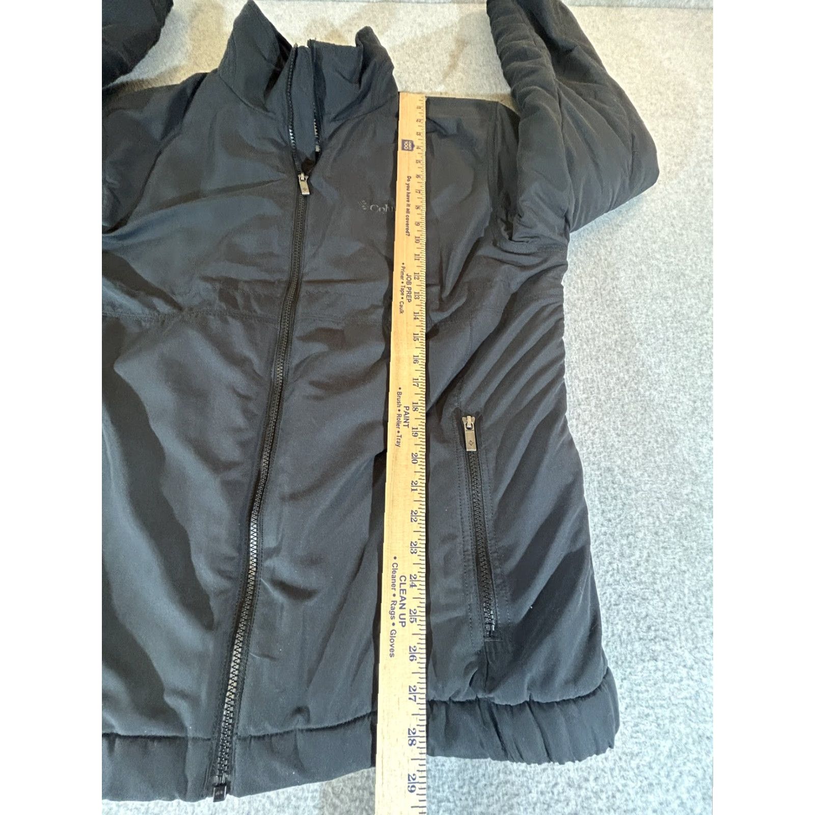 Vintage Columbia Jacket Mens Large Black Fleece Lined Insulated Zip Snow Ski Winter Coat Size US L / EU 52-54 / 3 - 7 Thumbnail