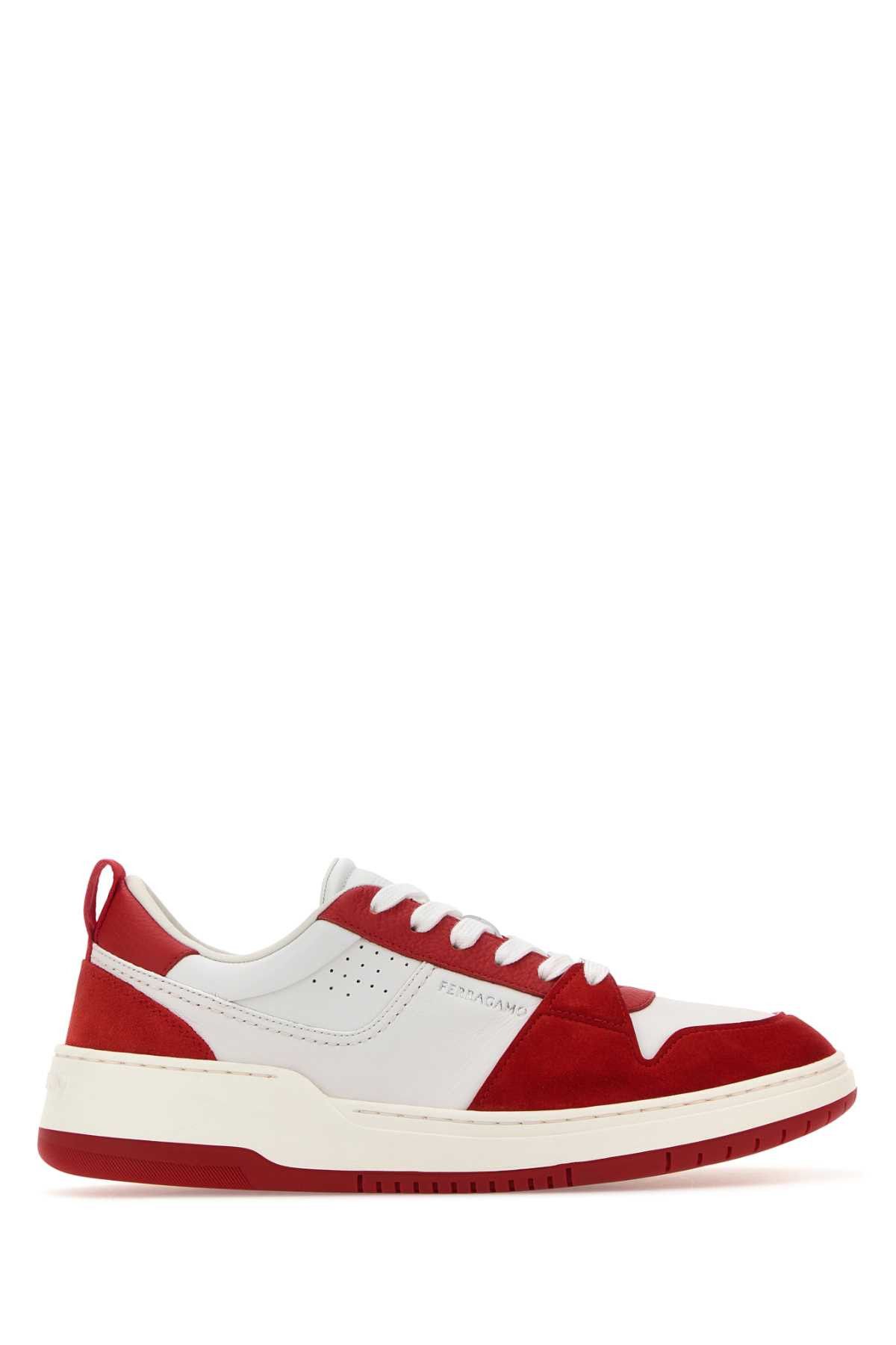 image of Salvatore Ferragamo Sneakers in Mixed Colours, Men's (Size 10)