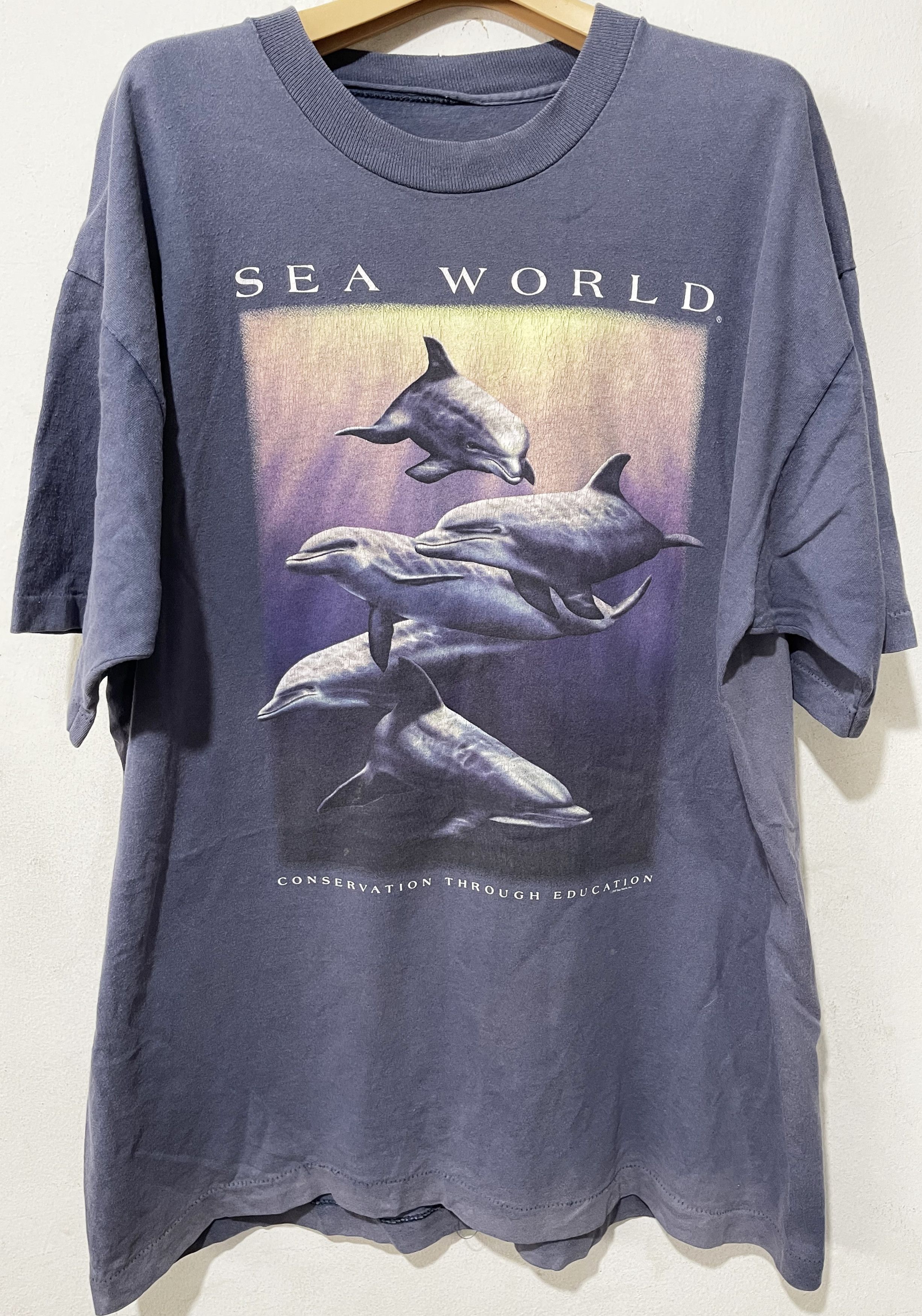 Arts & Science × Vintage Vintage 90s Dolphin Shirt Size US XL / EU 56 / 4 - 1 Thumbnail