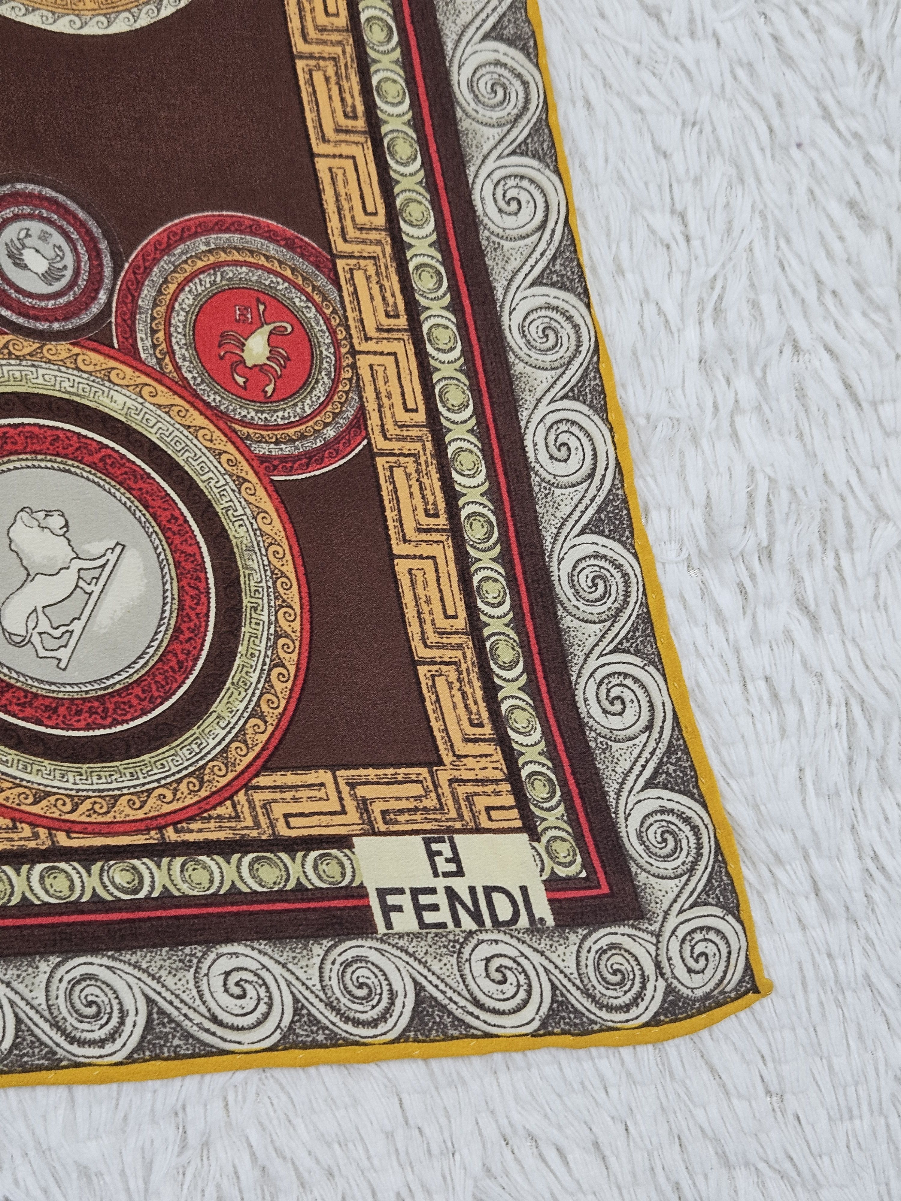 Fendi Fendi Silk Scarf Size ONE SIZE - 3 Thumbnail