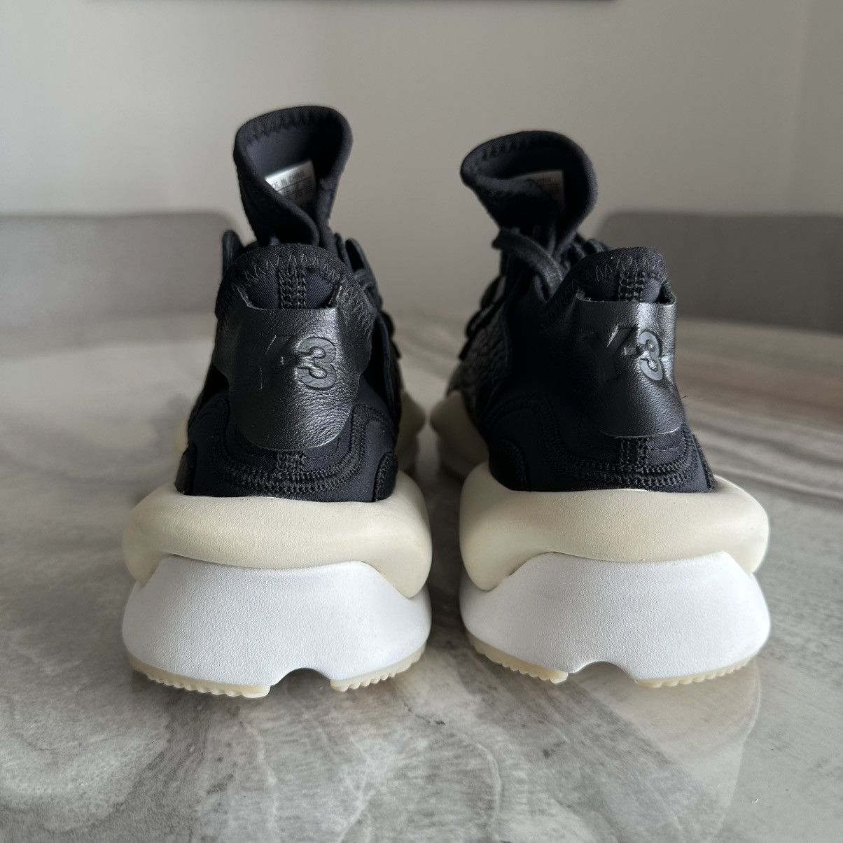 Adidas × Y-3 adidas Y-3 Kaiwa Black / Off-White / Bliss Sneakers Size US 8 / EU 41 - 6 Thumbnail
