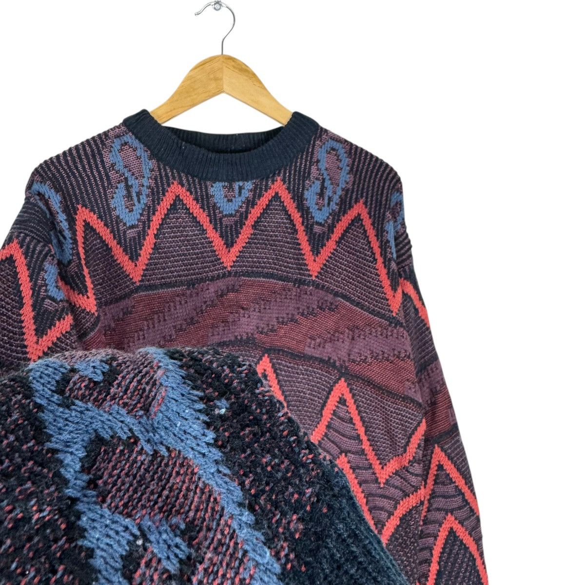 Aran Isles Knitwear ☀️GRAPHIX KNITWEAR PAISLEY SWEATER LIKE COOGI Size US L / EU 52-54 / 3 - 4 Thumbnail