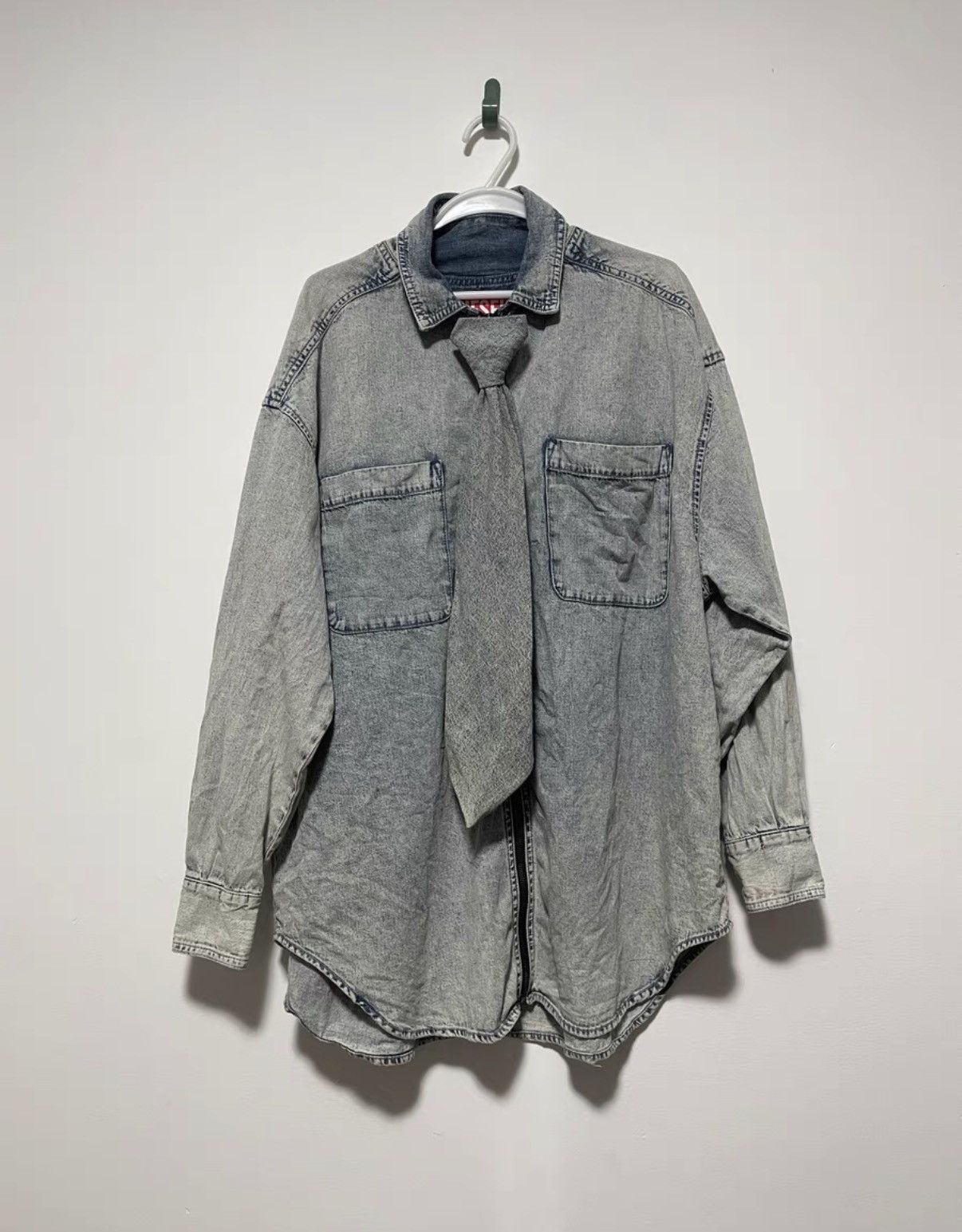 Diesel Diesel x Shayne Oliver Red Tag Tie Shirt Jacket Size US XS / EU 42 / 0 - 1 Thumbnail