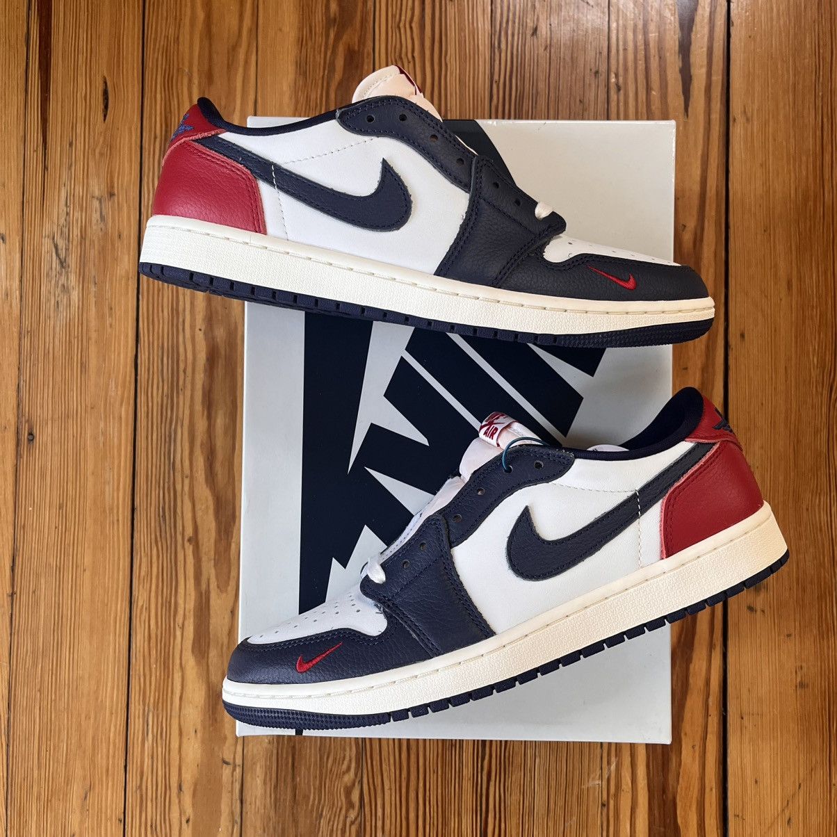 Nike New Air Jordan 1 Low OG Howard University SIZE 9.5 US MEN Size US 9.5 / EU 42-43 - 1 Thumbnail
