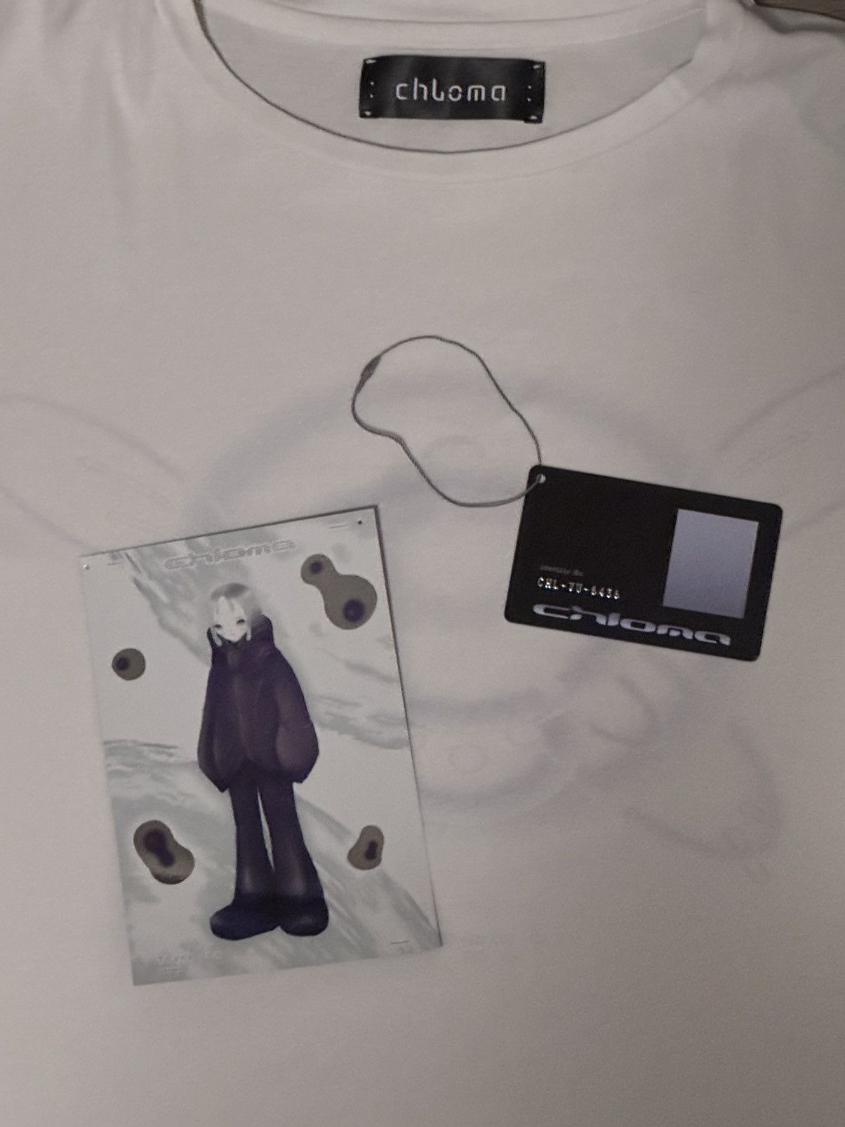 chloma "QUANTUM FOAM" LONG SLEEVE TEE / white×light blue Size US S / EU 44-46 / 1 - 10 Thumbnail