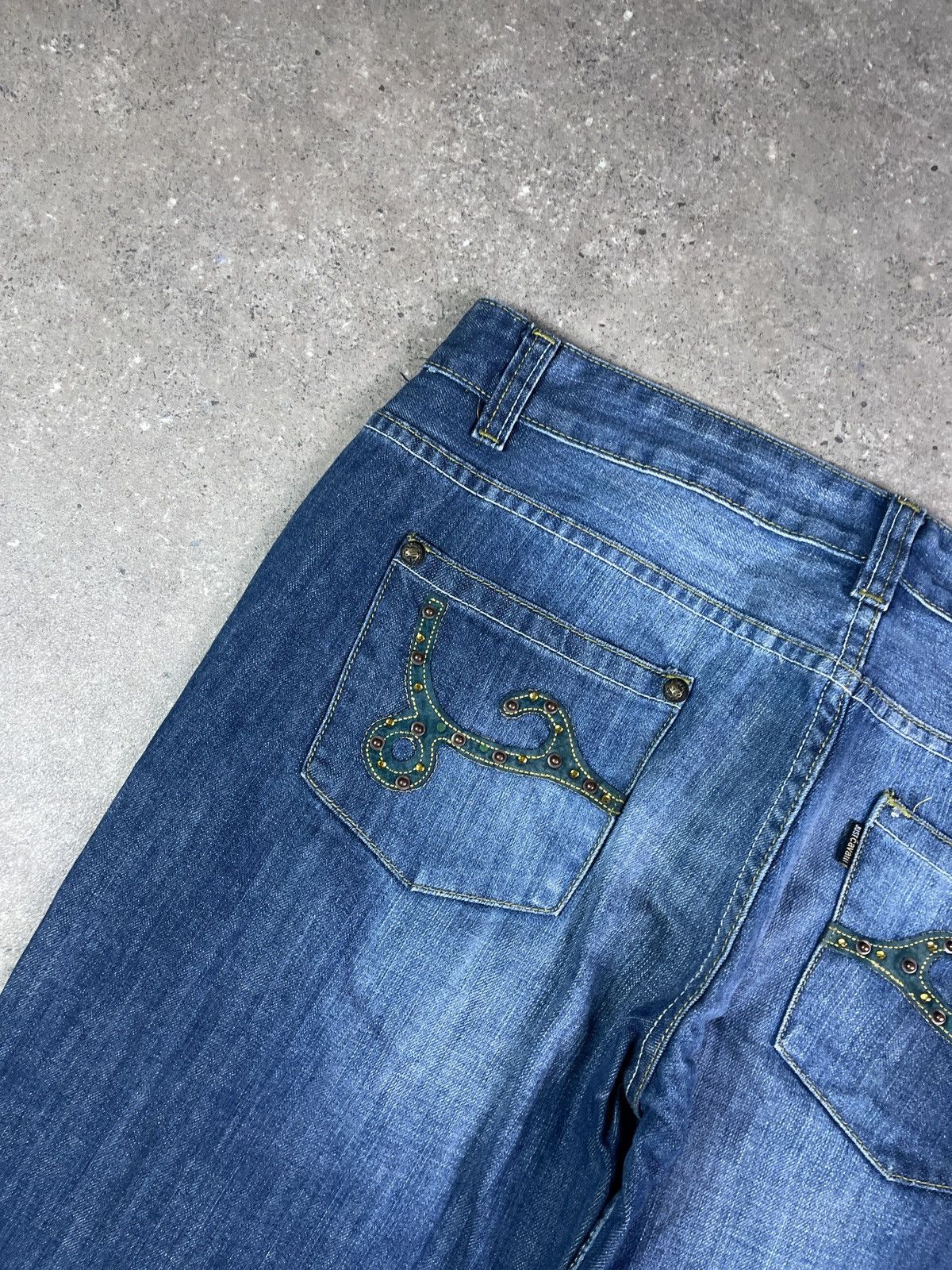 Just Cavalli × Roberto Cavalli × Vintage Vintage Just Cavalli Denim jeans pants Size US 36 / EU 52 - 4 Thumbnail