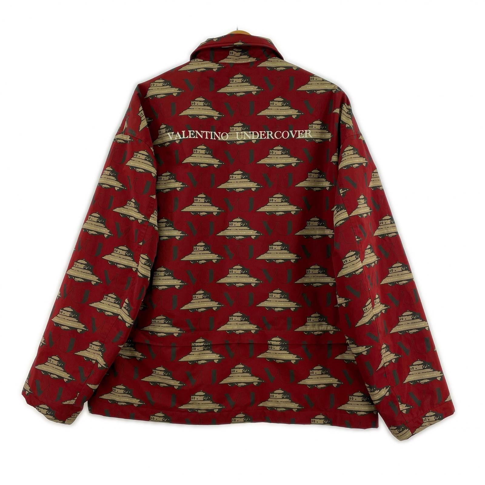 Undercover × Valentino UNDERCOVER x VALENTINO Graphic Print Nylon Jacket Red 2 Size US M / EU 48-50 / 2 - 2 Thumbnail