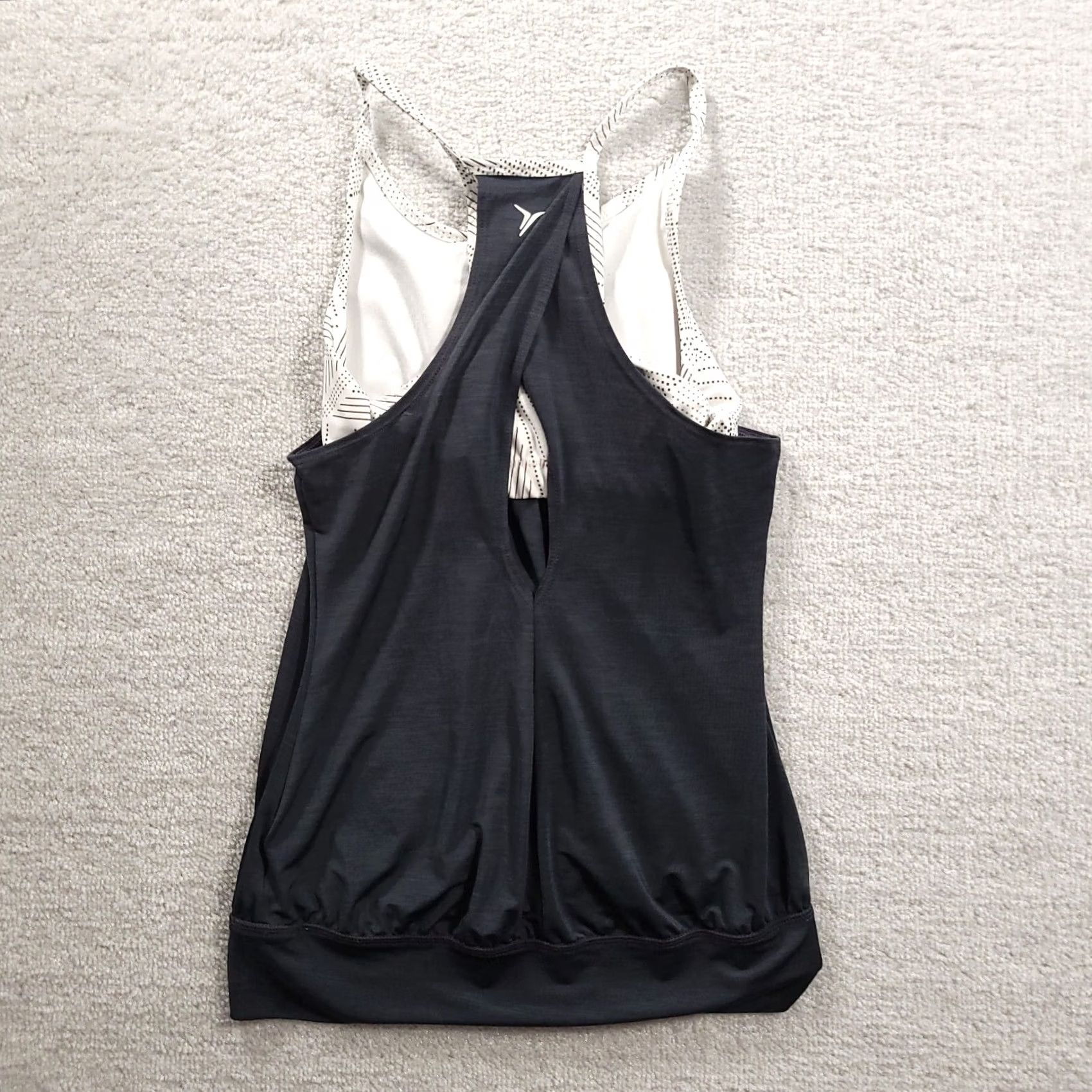 Old Navy Old Navy Active Racerback Sport Bra Tank Top Shirt Gray Womens XS Size XS / US 0-2 / IT 36-38 - 7 Thumbnail
