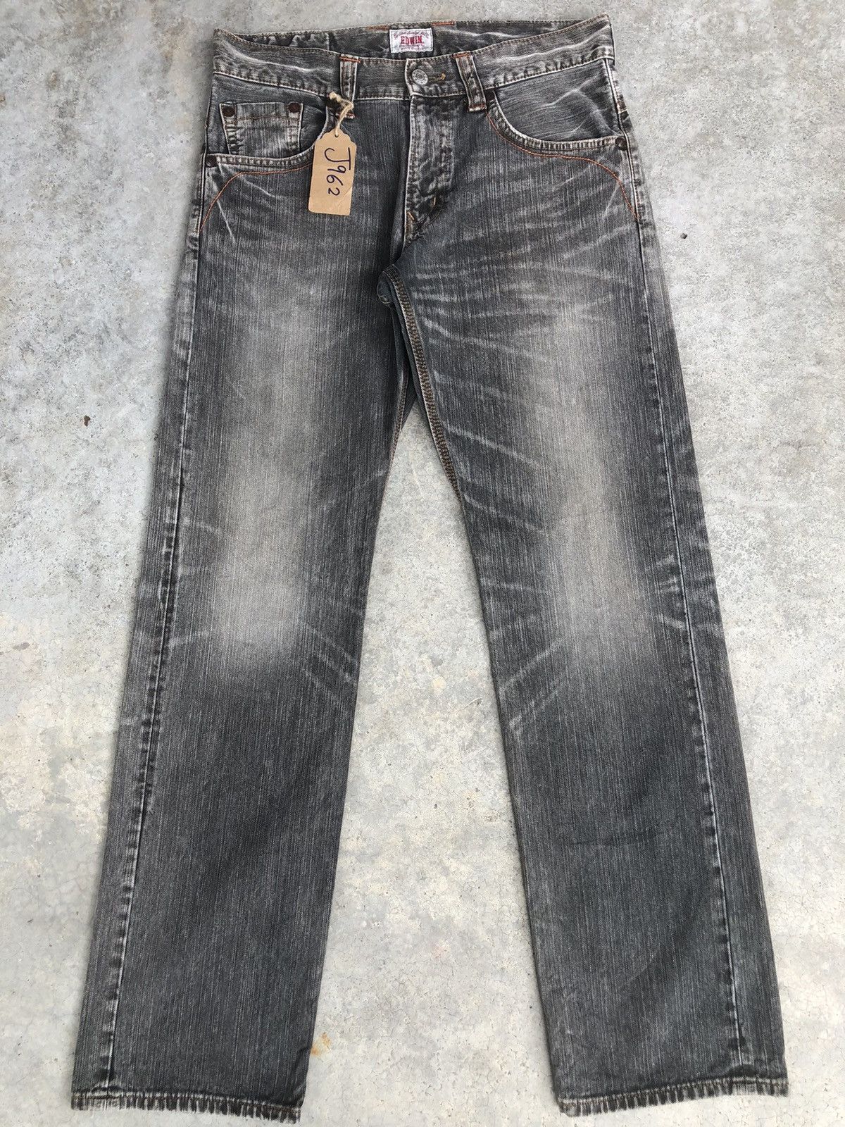 Edwin Japanese Edwin Exclusive Distressed Jeans Size US 33 - 2 Thumbnail