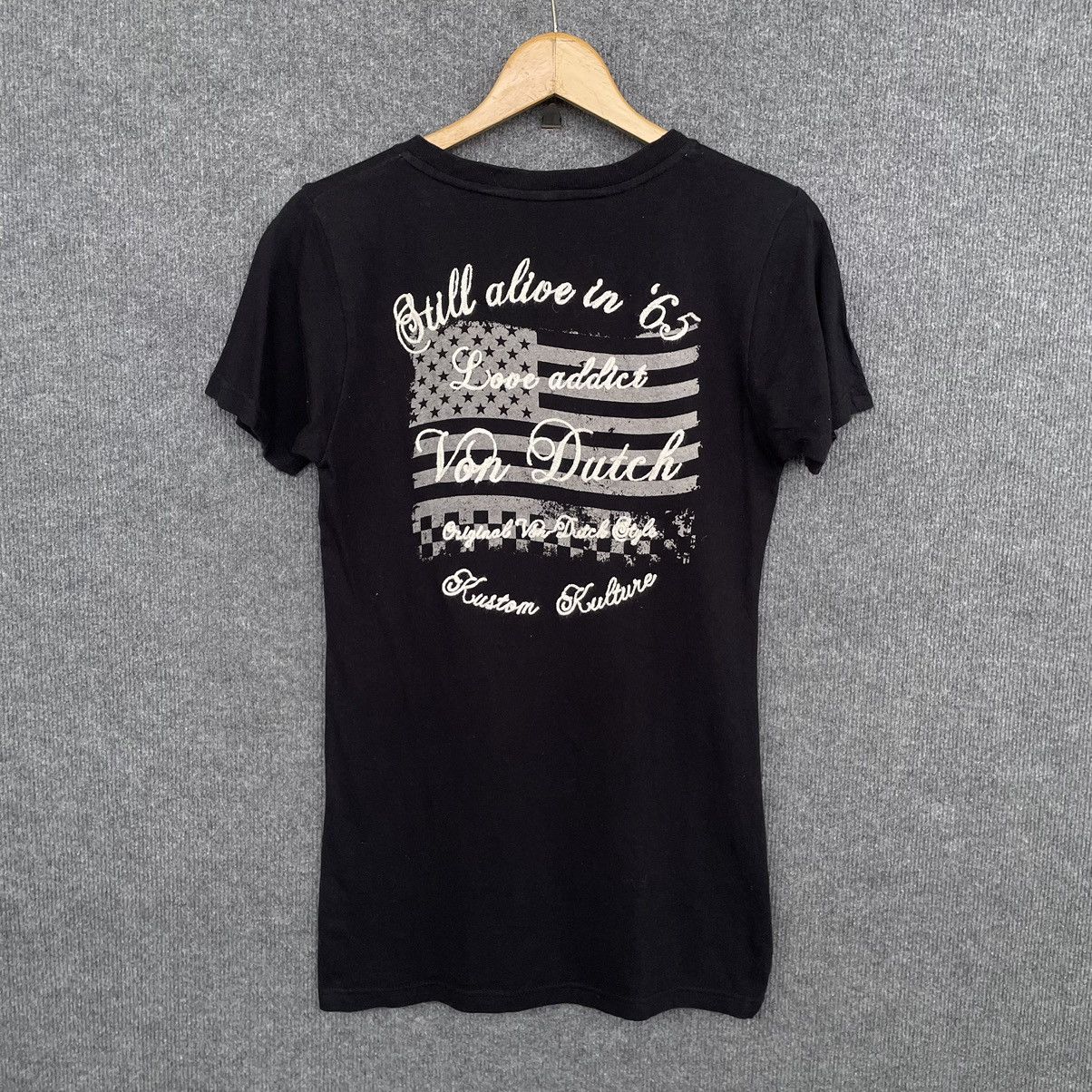 Vintage × Von Dutch Vintage Von Dutch Love Addict T Shirt Size US S / EU 44-46 / 1 - 1 Thumbnail
